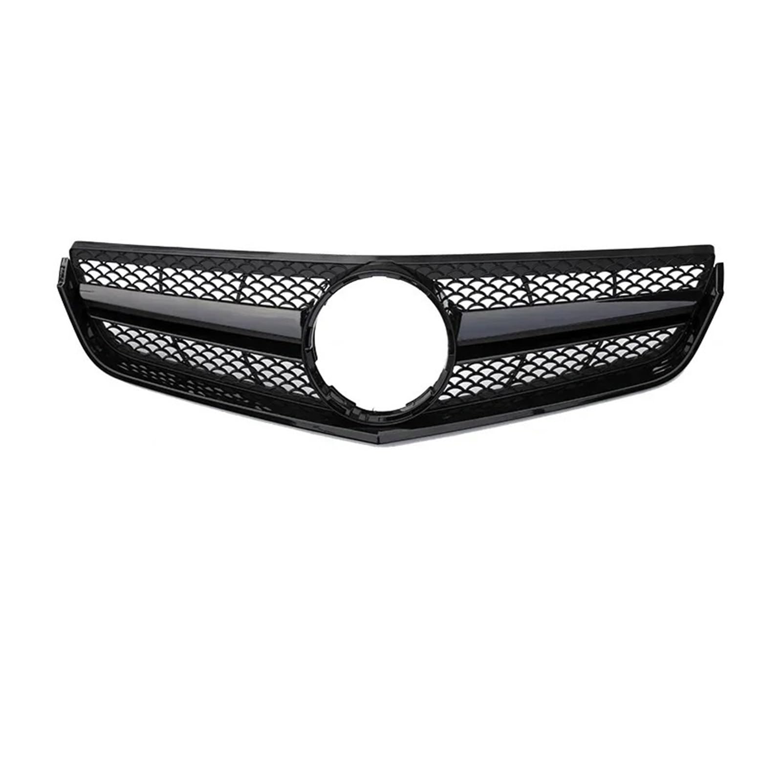 Kühlergrill Grill Facelift Stoßstange Grille Für Für E Klasse Coupe Für W207 Für C207 2009 2010 2011 2012-2016 Für E200 Für E260 Für E300 Auto Auto Zubehör Grill Kühlergrill Vorne(09-13 AMG Black) von BIISVM