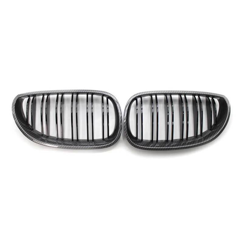 Kühlergrill Grill Front Carbon Niere Sport Gitter Haube Grill Für E60 Für E61 2003 2004 2005 2006 2007 2008 2009 Für M5 Für 525i Für 528i Für 528xi Grill Kühlergrill Vorne(Kohlefaser) von BIISVM