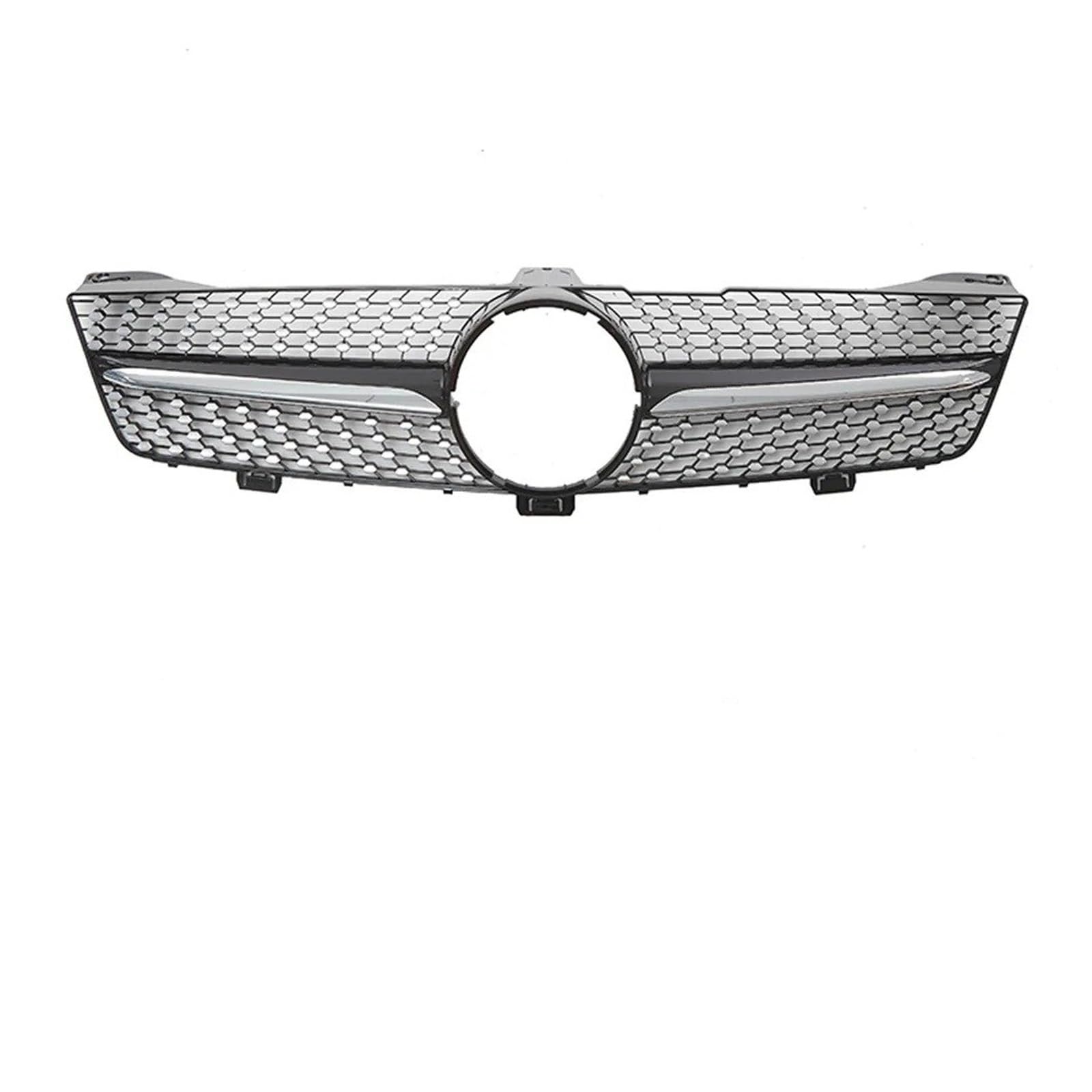 Kühlergrill Grill Front Chrom Black Diamonds Style Stoßstangengrill Für Für Benz Für CLS-Klasse Für W219 Für CLS350 Für CLS500 2005 2006 2007 2008 Grill Kühlergrill Vorne(Diamond-Chrome Black) von BIISVM