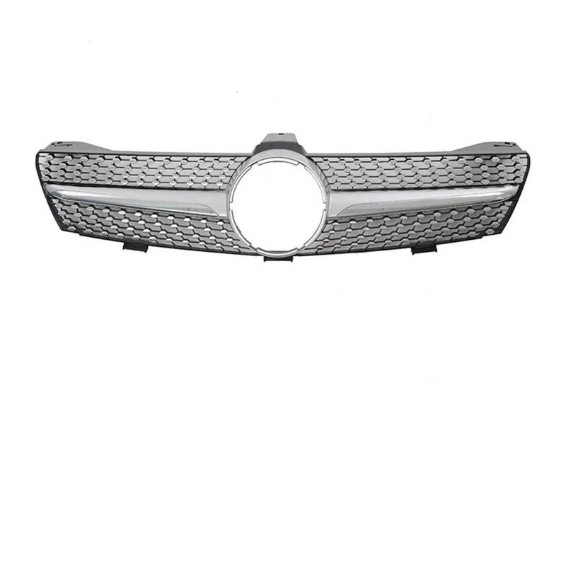 Kühlergrill Grill Front Chrom Black Diamonds Style Stoßstangengrill Für Für Benz Für CLS-Klasse Für W219 Für CLS350 Für CLS500 2005 2006 2007 2008 Grill Kühlergrill Vorne(Diamonds-Silver) von BIISVM