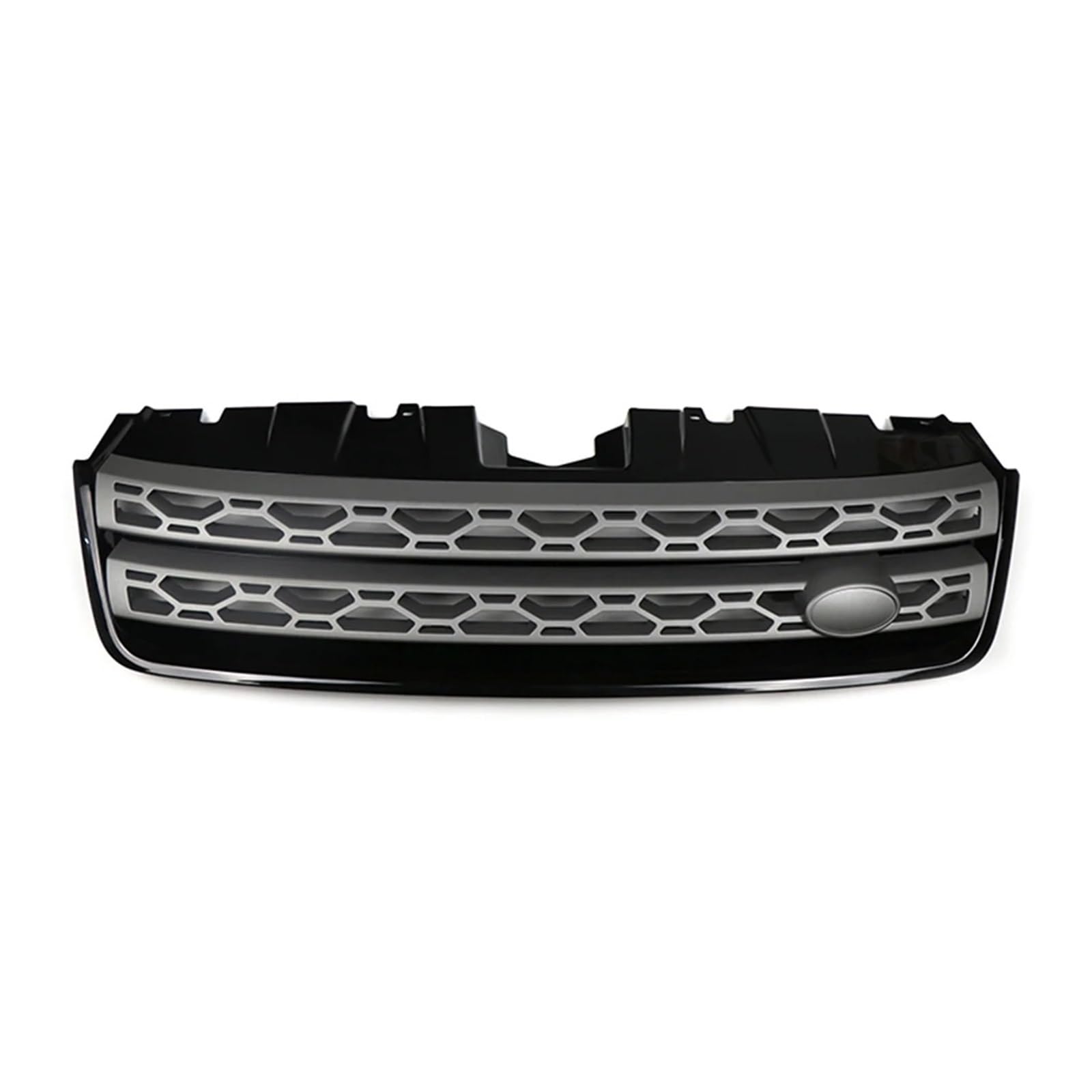 Kühlergrill Grill Front Kühlergrill Oberen Racing Grill Für Land Für Rover Für Discovery Sport Für L550 2015 2016 2017 2018 2019 Auto Styling Grill Kühlergrill Vorne(Black Matte Gray) von BIISVM