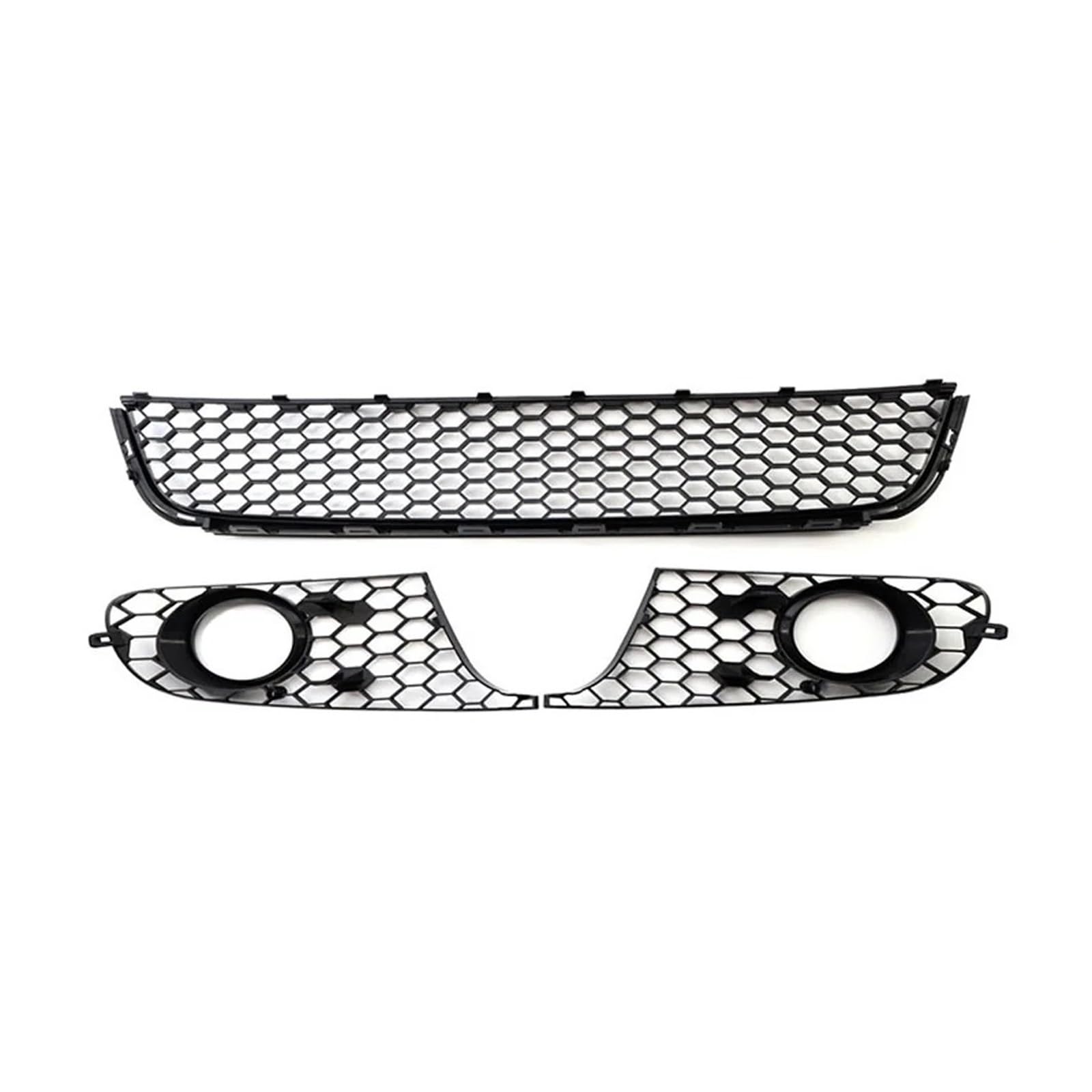 Kühlergrill Grill Front Lower Bumper Hood Mesh Grill Grille Nebel Licht Abdeckung Für VW Für Golf 6 Für MK6 2009 2010 2011 2012 2013 5K0853677A 5K0853665 5K0853666 Grill Kühlergrill Vorne von BIISVM