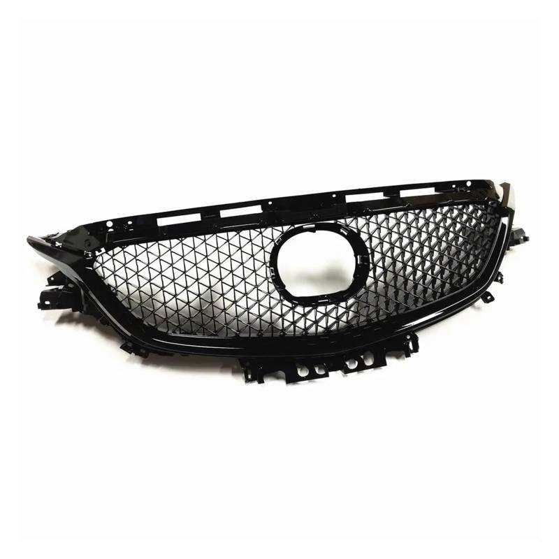 Kühlergrill Grill Front Upper Bumper Grill Mesh Grille Für Mazda 6 Für Atenza 2017 2018 Lufteinlass Grille Front Stoßstange Grille Abdeckung Auto Zubehör Grill Kühlergrill Vorne von BIISVM