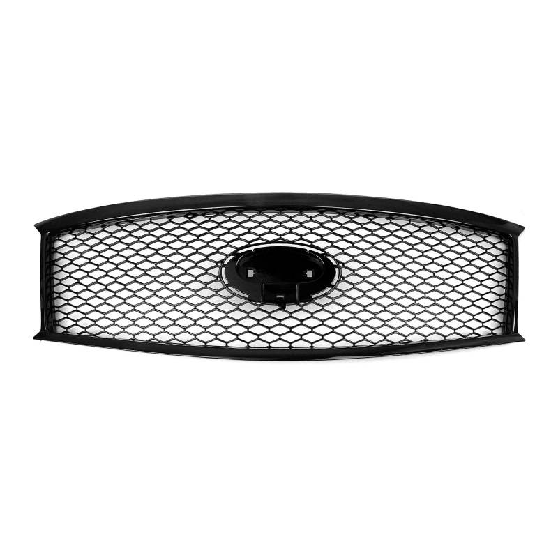 Kühlergrill Grill Frontgrill Für Infiniti Für M37 Für M56 2011–2013 Für Q70 2014–2015.4 Wabenstil-Grills Glänzend Mattschwarz Obere Stoßstangenhaube Netzgitter Grill Kühlergrill Vorne(Gloss Black) von BIISVM