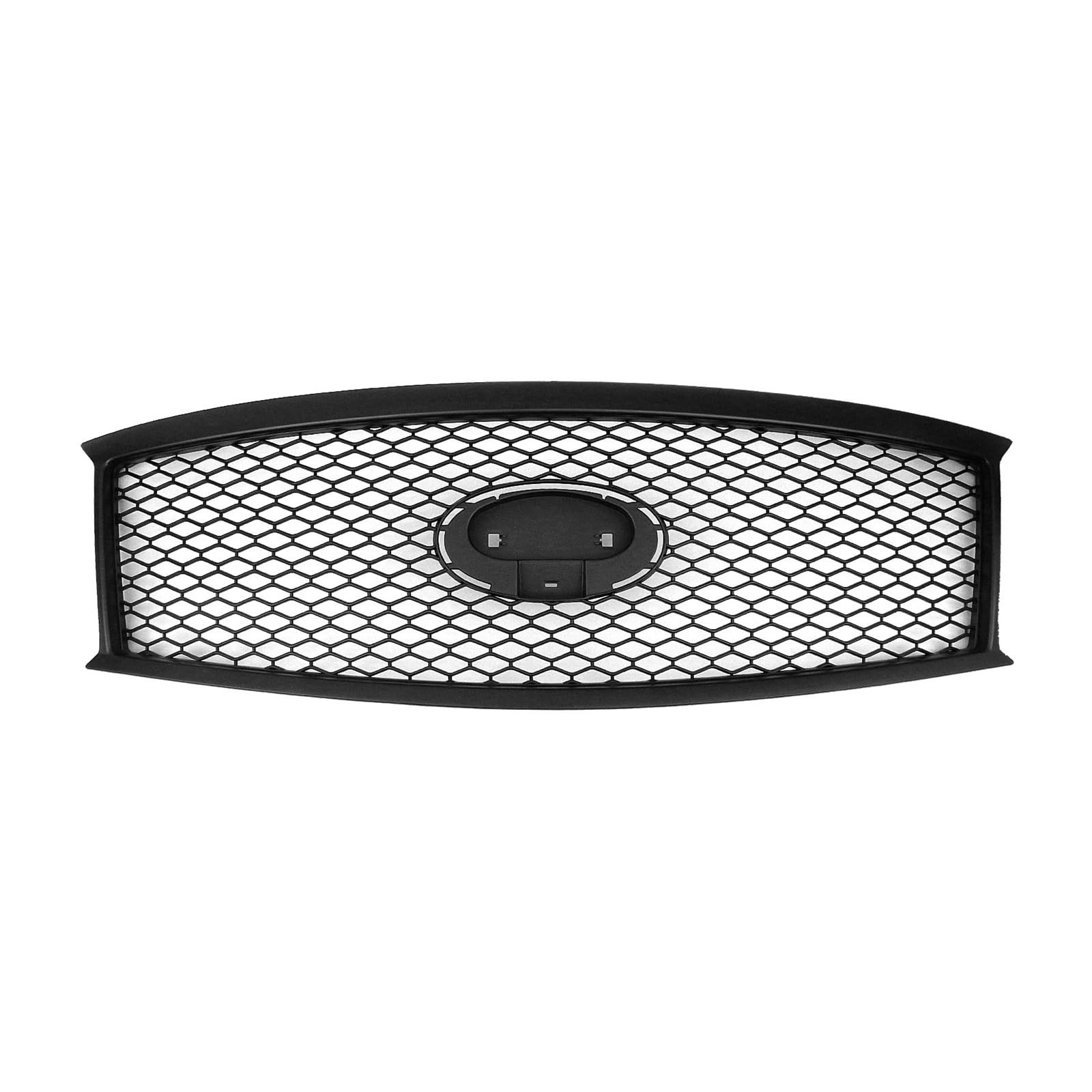 Kühlergrill Grill Frontgrill Für Infiniti Für M37 Für M56 2011–2013 Für Q70 2014–2015.4 Wabenstil-Grills Glänzend Mattschwarz Obere Stoßstangenhaube Netzgitter Grill Kühlergrill Vorne(Matt-schwarz) von BIISVM