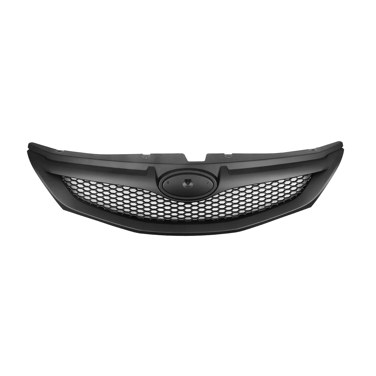 Kühlergrill Grill Frontgrill Für Subaru Für Impreza 10. Für WRX Für STi Schrägheck 2008–2011 Kohlefaser-Look Glänzend Mattschwarz Obere Stoßstangenhaube Netz Grill Kühlergrill Vorne(Matt-schwarz) von BIISVM