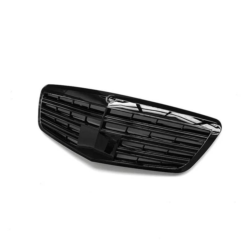 Kühlergrill Grill Frontgrill Grill Für Für Benz Für S-Klasse Für W221 Für S350 Für S400 Für S450 Für S500 Für S550 Für S600 Für S65 Tuning Zubehör Grills Grill Kühlergrill Vorne(Schwarz) von BIISVM