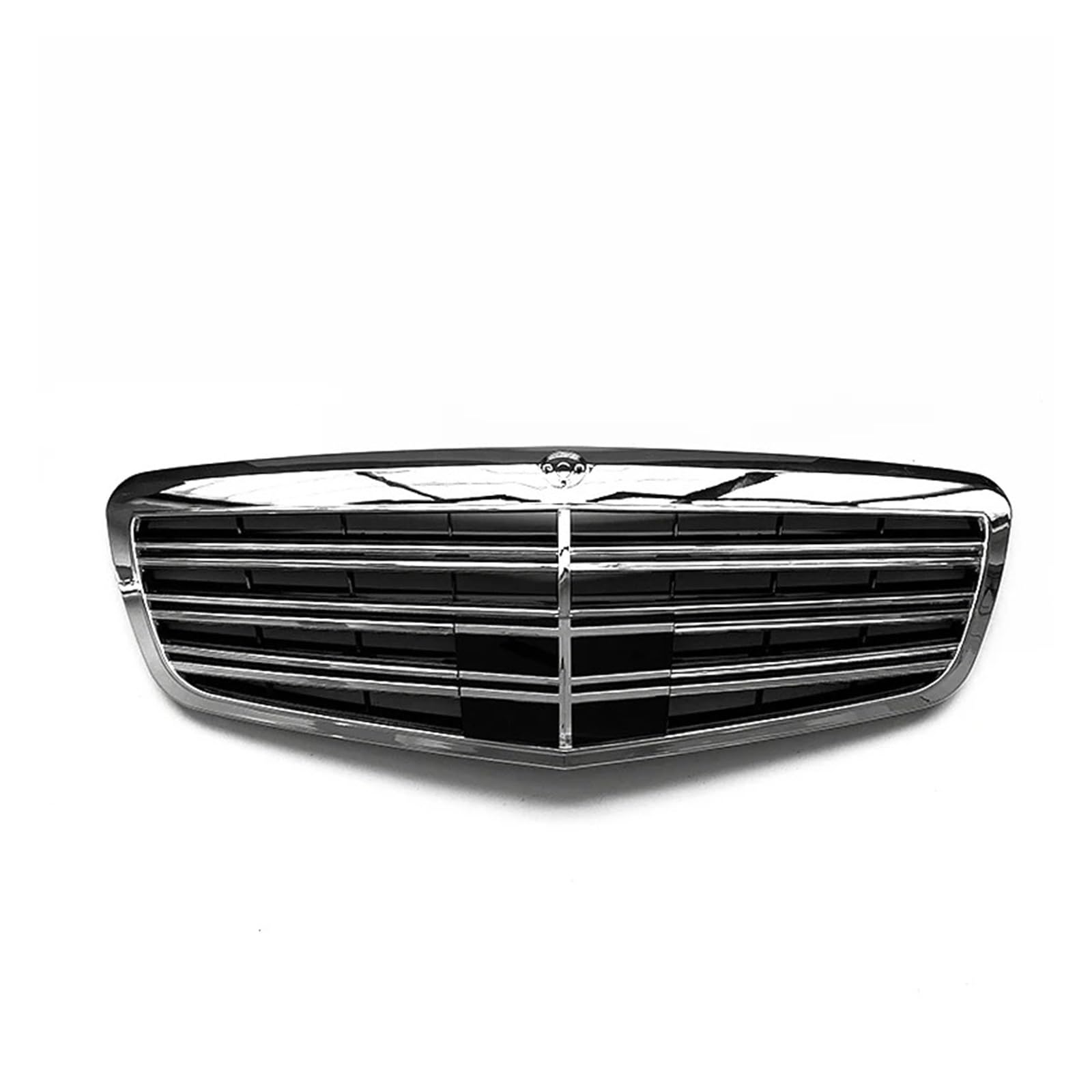 Kühlergrill Grill Frontgrill Grill Für Für Benz Für S-Klasse Für W221 Für S350 Für S400 Für S450 Für S500 Für S550 Für S600 Für S65 Tuning Zubehör Grills Grill Kühlergrill Vorne(Silber) von BIISVM