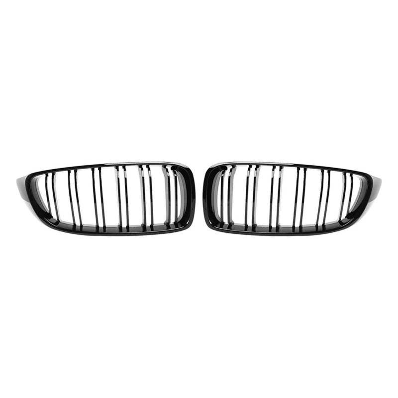 Kühlergrill Grill Frontgrill Nierengrill Ersatz Für 4er Für F32 Für F33 Für F36 Für F80 Für F82 Doppellamellen Sportstil Helles Schwarz Grill Kühlergrill Vorne von BIISVM