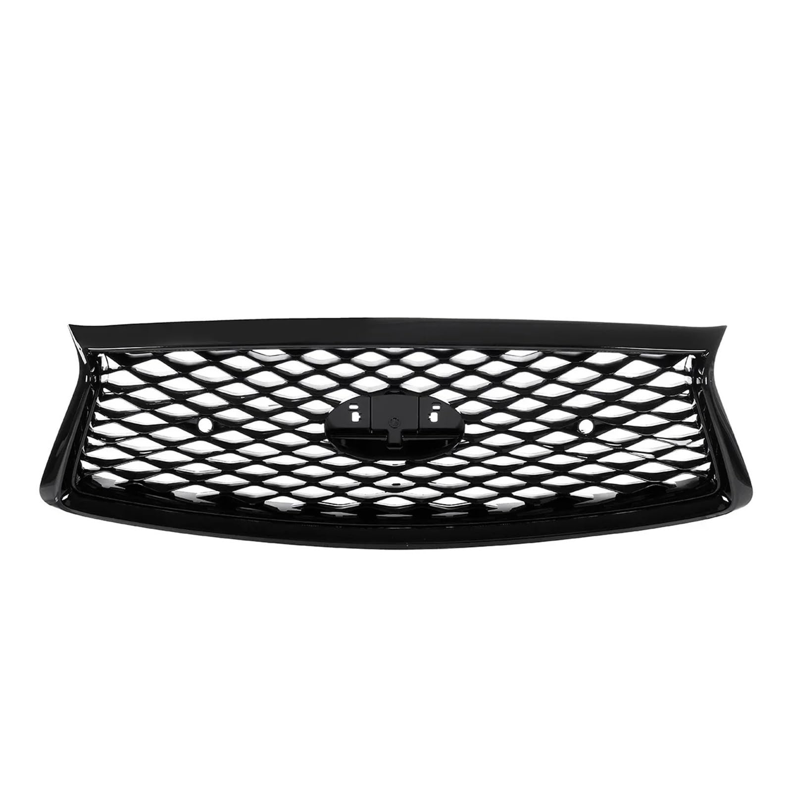 Kühlergrill Grill Frontgrill Racing Grills Front Upper Bumper Hood Mesh Grid Für Infiniti Für Q50 Für Q50S 2014 2015 2016 2017 2018 2019-2022 Lufteinlassgitter Grill Kühlergrill Vorne(for 2014-2017) von BIISVM