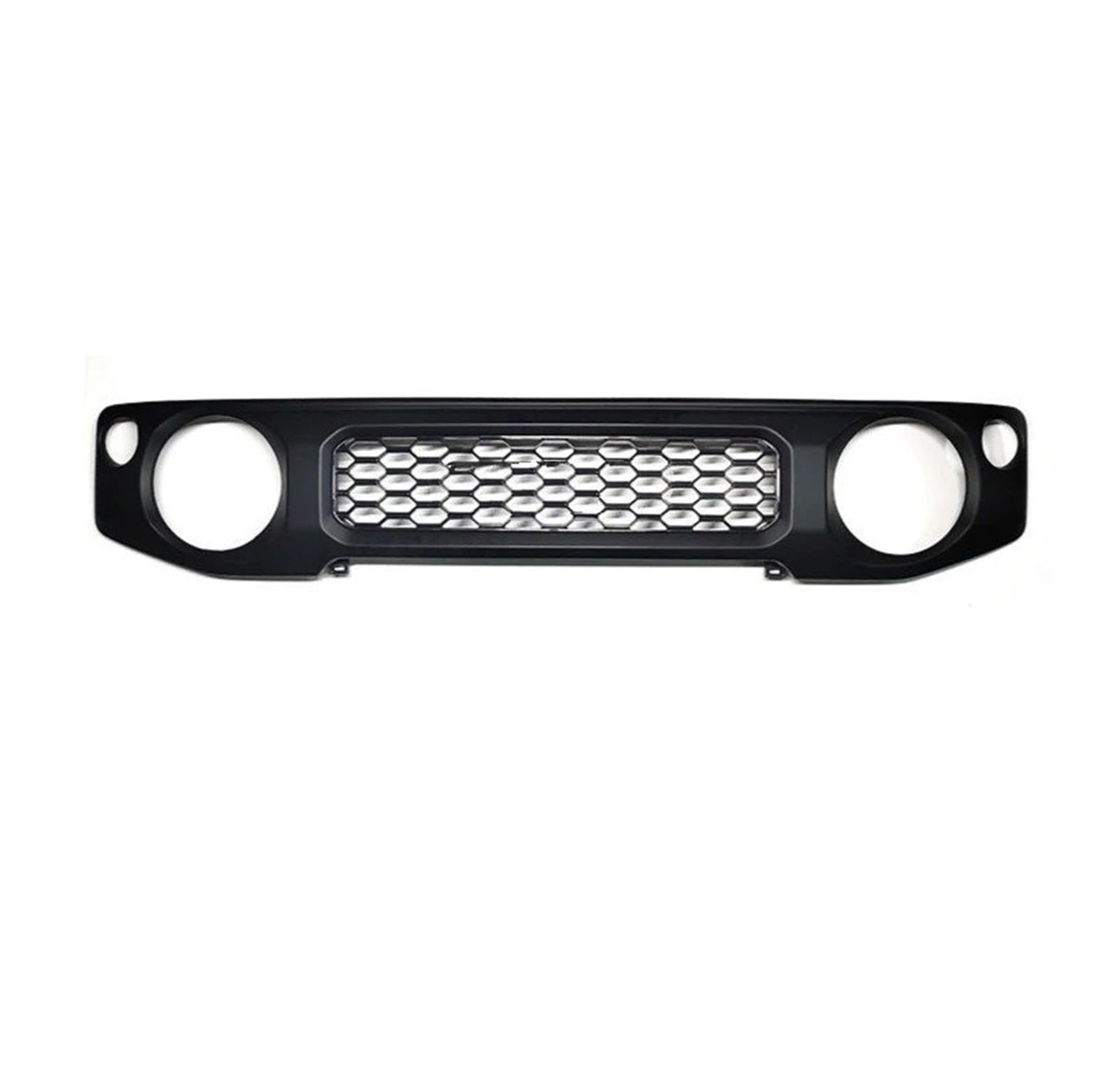 Kühlergrill Grill Frontgrill Racing Mit Lampen Für Suzuki Für Jimny Für JB64 Für JB74W 2019 2020 2021 Auto Niere Grille Mesh Schwarz Grille Abdeckung Zubehör Grill Kühlergrill Vorne(B Front Grill) von BIISVM