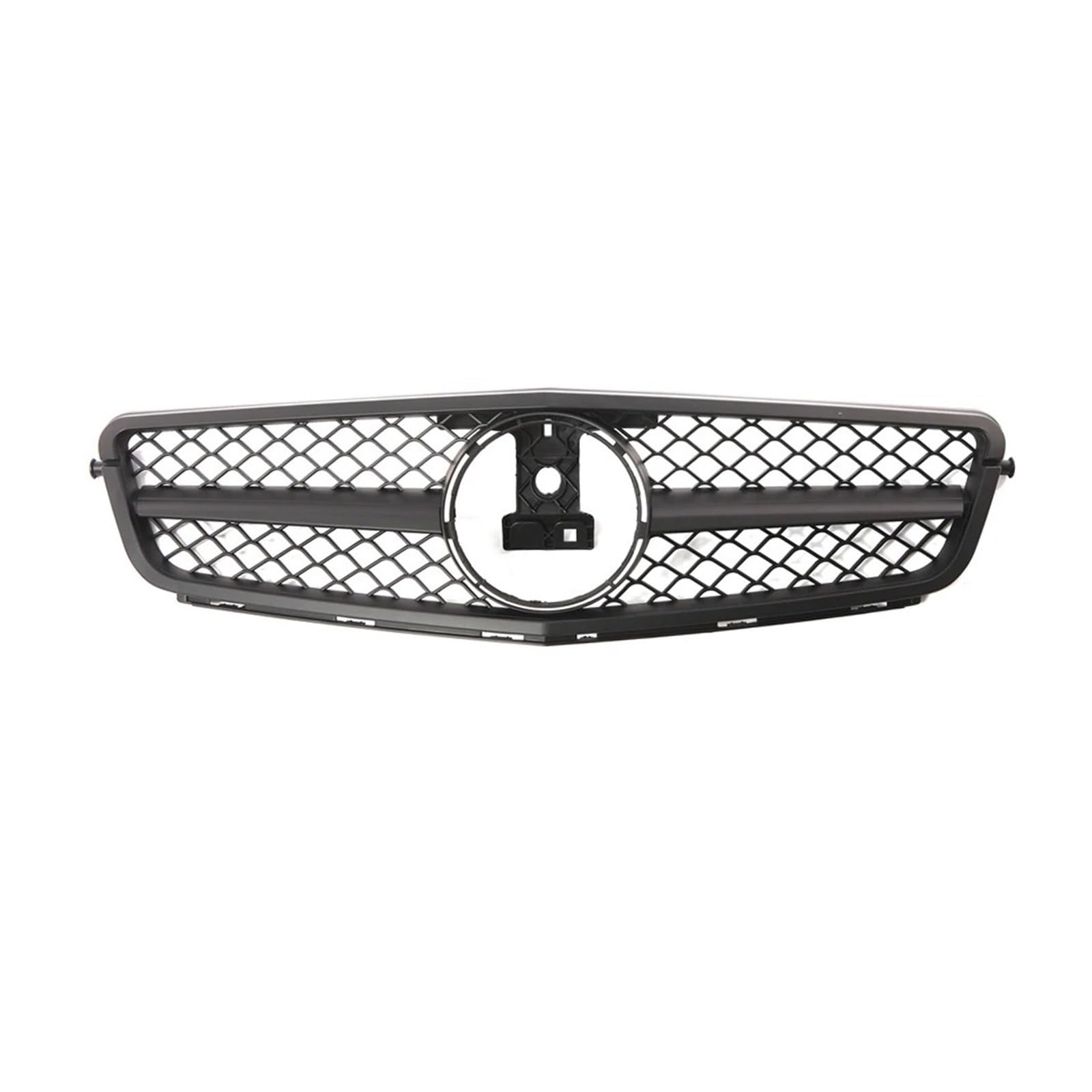 Kühlergrill Grill Frontschürze Grille Haube Grill Für Für Benz Für C Für W204 Für C43 2007 2008 2009 2010-2014 Für C180 Für C200 Für C250 Für C300 Tuning Grill Kühlergrill Vorne(AMG-Matte Black) von BIISVM