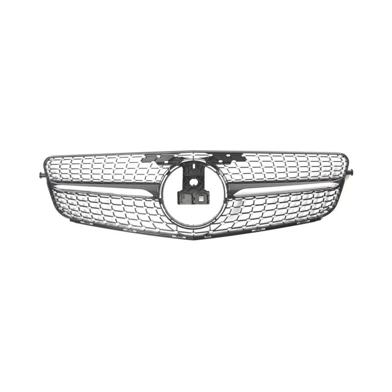 Kühlergrill Grill Frontschürze Grille Haube Grill Für Für Benz Für C Für W204 Für C43 2007 2008 2009 2010-2014 Für C180 Für C200 Für C250 Für C300 Tuning Grill Kühlergrill Vorne(Diamond-Black) von BIISVM