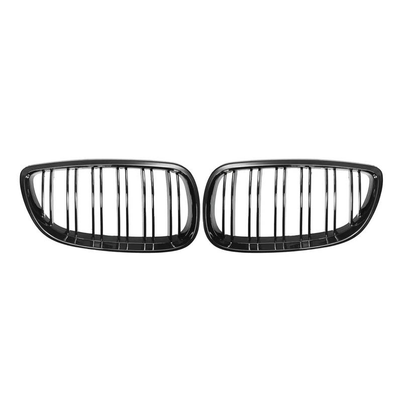 Kühlergrill Grill Frontstoßstangen-Nierengrill Für E92 Für E93 Für M3 2006 2007 2008 2009 Glänzend Schwarz Zweizeiliges Gitter Auto-Styling Renngitter Grill Kühlergrill Vorne von BIISVM