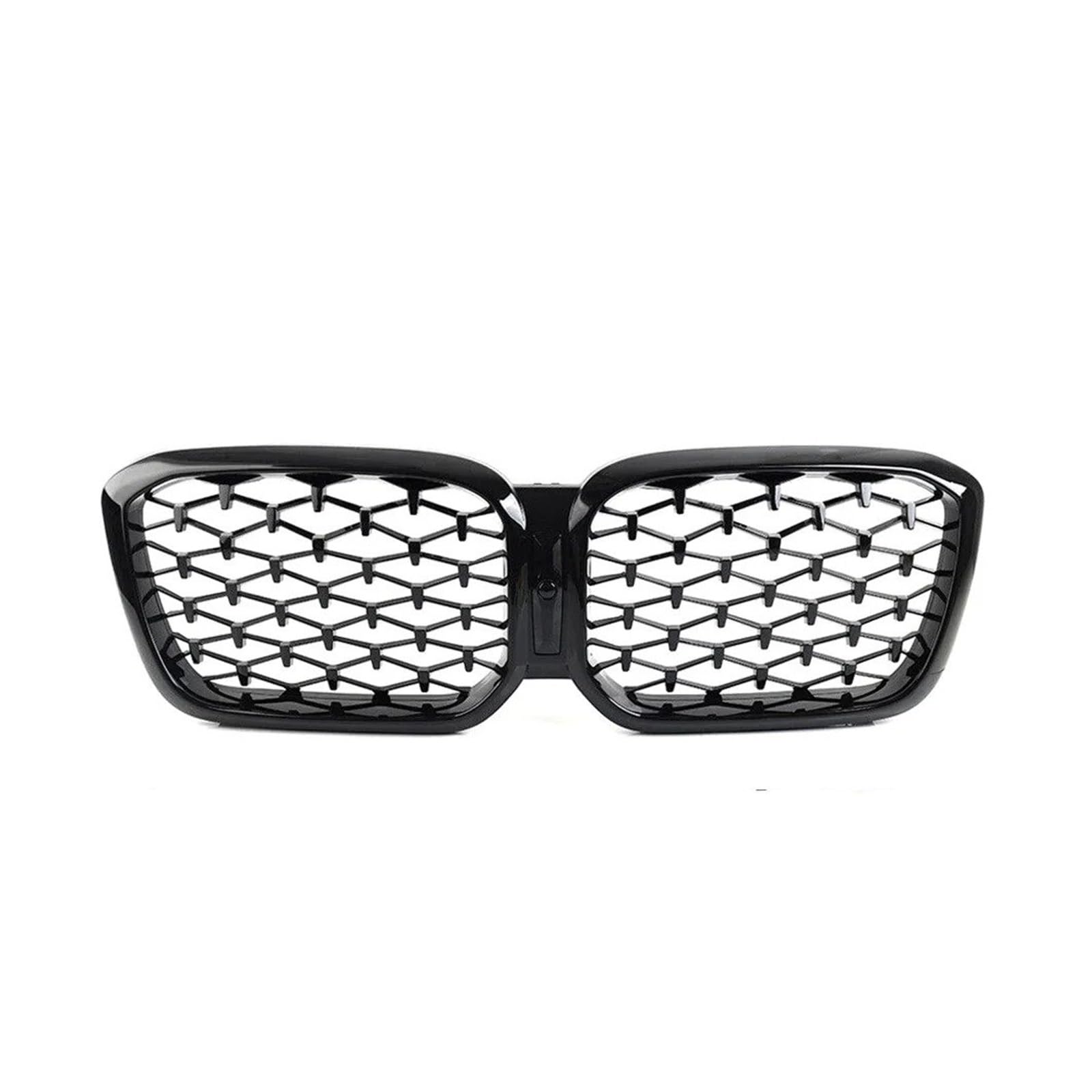 Kühlergrill Grill Frontstoßstangengitter Für X3 Für G01 Für X4 Für G02 2022-IN Glanz-Einzellinien-Stil Matt-Renngitter Grill Kühlergrill Vorne(Diamond-Glossy Black) von BIISVM