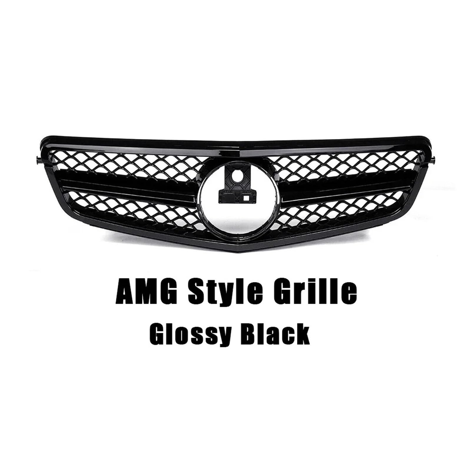 Kühlergrill Grill Frontstoßstangengrill Für Für Benz Für C-Klasse Für W204 2008 2009 2010 2011 2012 2013 2014 Für W204 Für C180 Für C200 Für C250 Für C300 Grill Kühlergrill Vorne(AMG-Glossy Black) von BIISVM