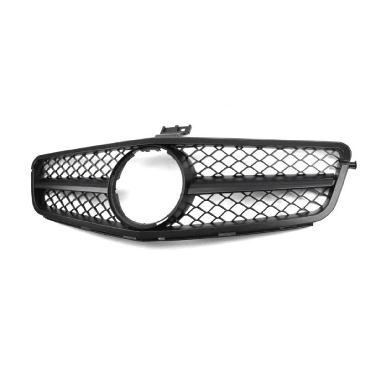 Kühlergrill Grill Frontstoßstangengrill Für Für Benz Für C W204 Sport Racing Grill Diamond 2007 2008 2009 2010 2011 2012 2013 2014 Facelift Grill Kühlergrill Vorne(AMG Matte Black) von BIISVM