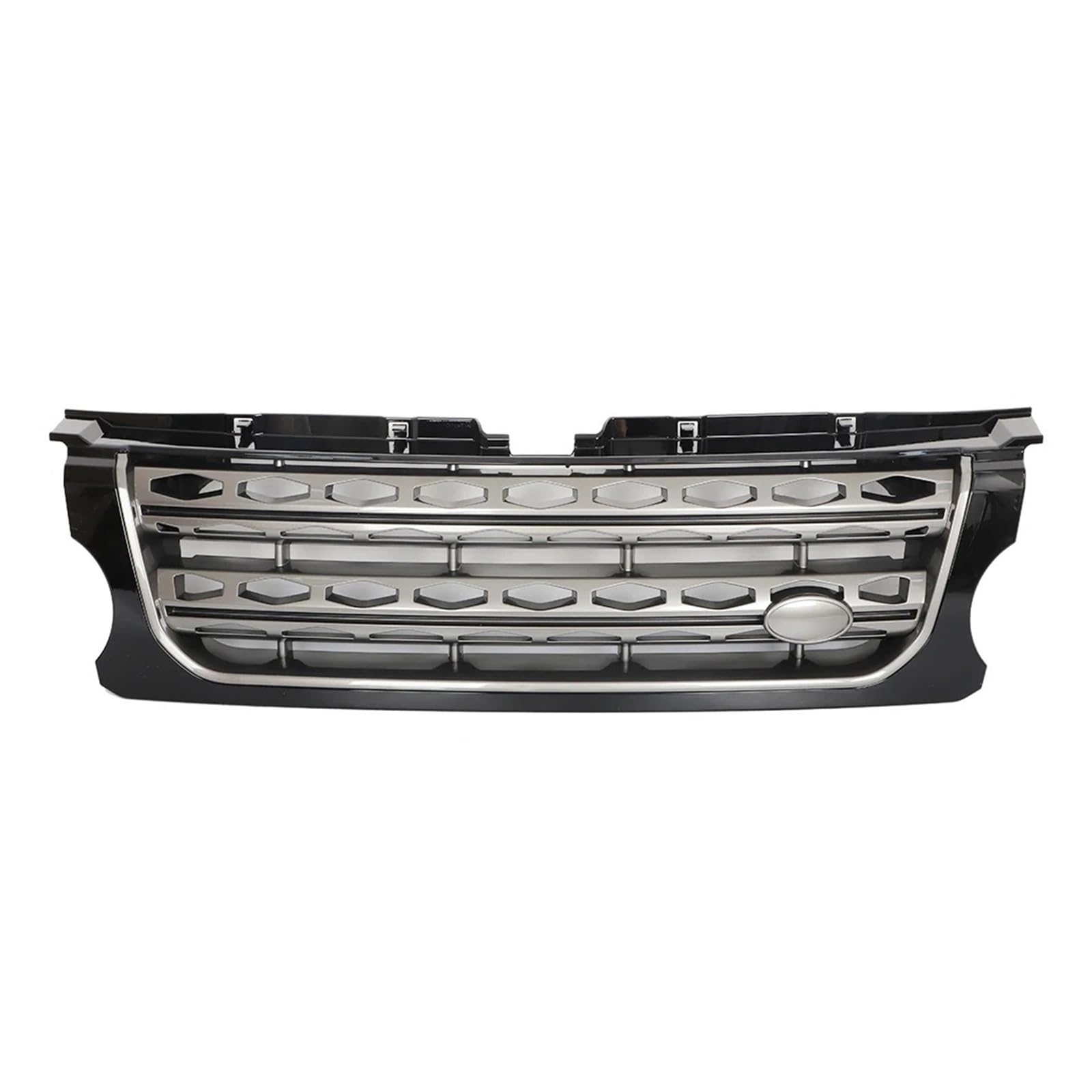 Kühlergrill Grill Frontstoßstangengrill Für Land Für Rover Für Discovery 4 Für LR4 2014–2016 Für L319 Stoßstangen-Mittelplatte Styling Oberer Racing-Grill Auto-Zubehör Grill Kühlergrill Vorne(Gray Net von BIISVM