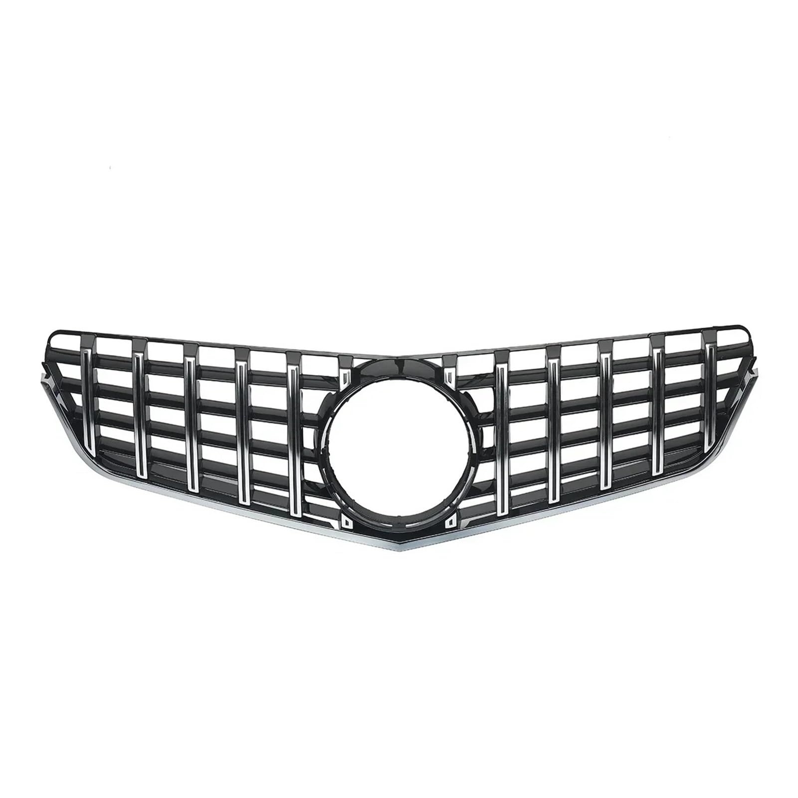 Kühlergrill Grill Für 2009–2013 Für Für Benz Für E Für W207 Für C207 Für A207 Coupe Chromschwarz Fronthaubengrill Racing-Stoßstangengrill Tuning-Zubehör Grill Kühlergrill Vorne von BIISVM