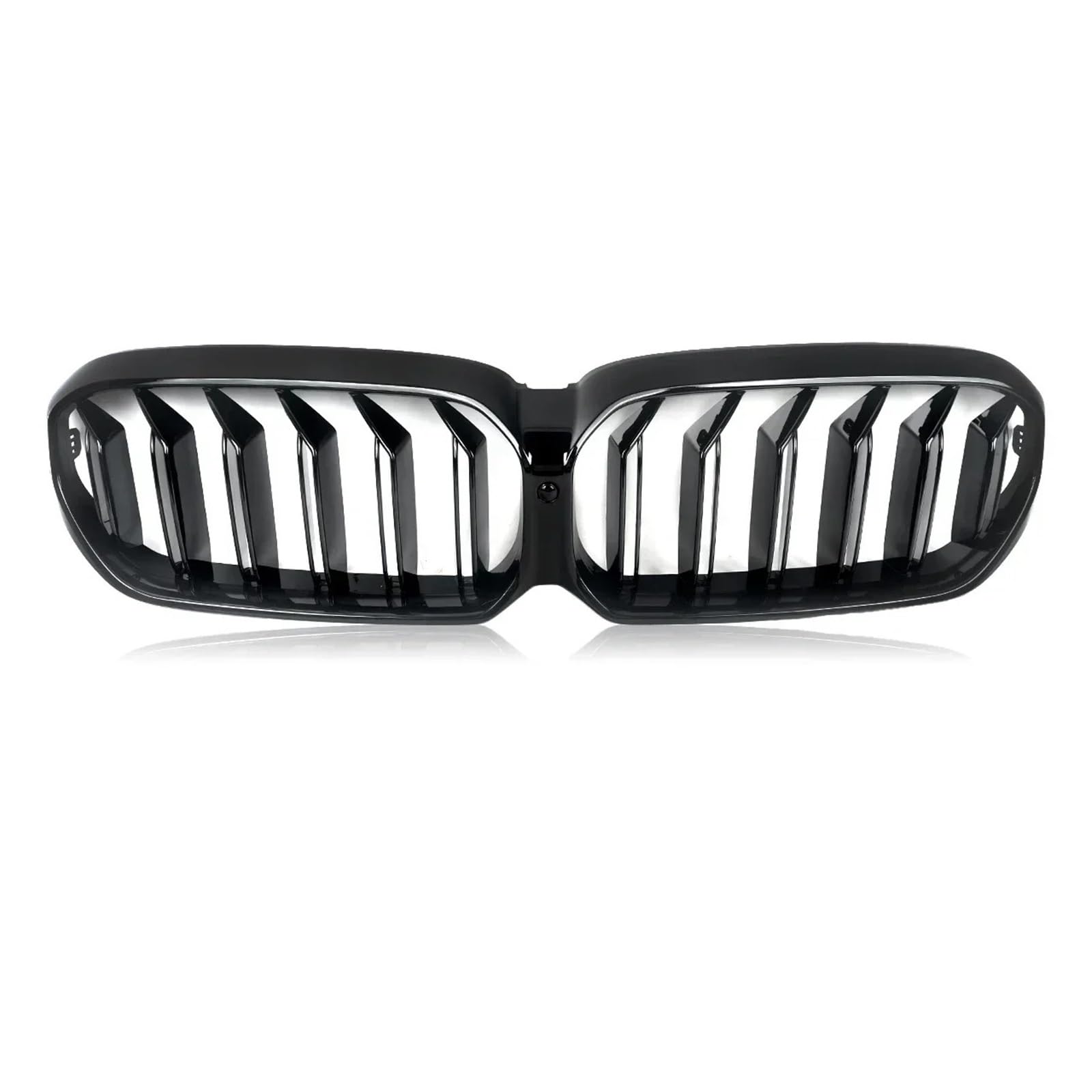 Kühlergrill Grill Für 2021 2022 2023 Für G30 Für G31 Für 530i Für 540i Dual Lamellen Front Niere Grille Glänzend Schwarz Grill Kühlergrill Vorne von BIISVM