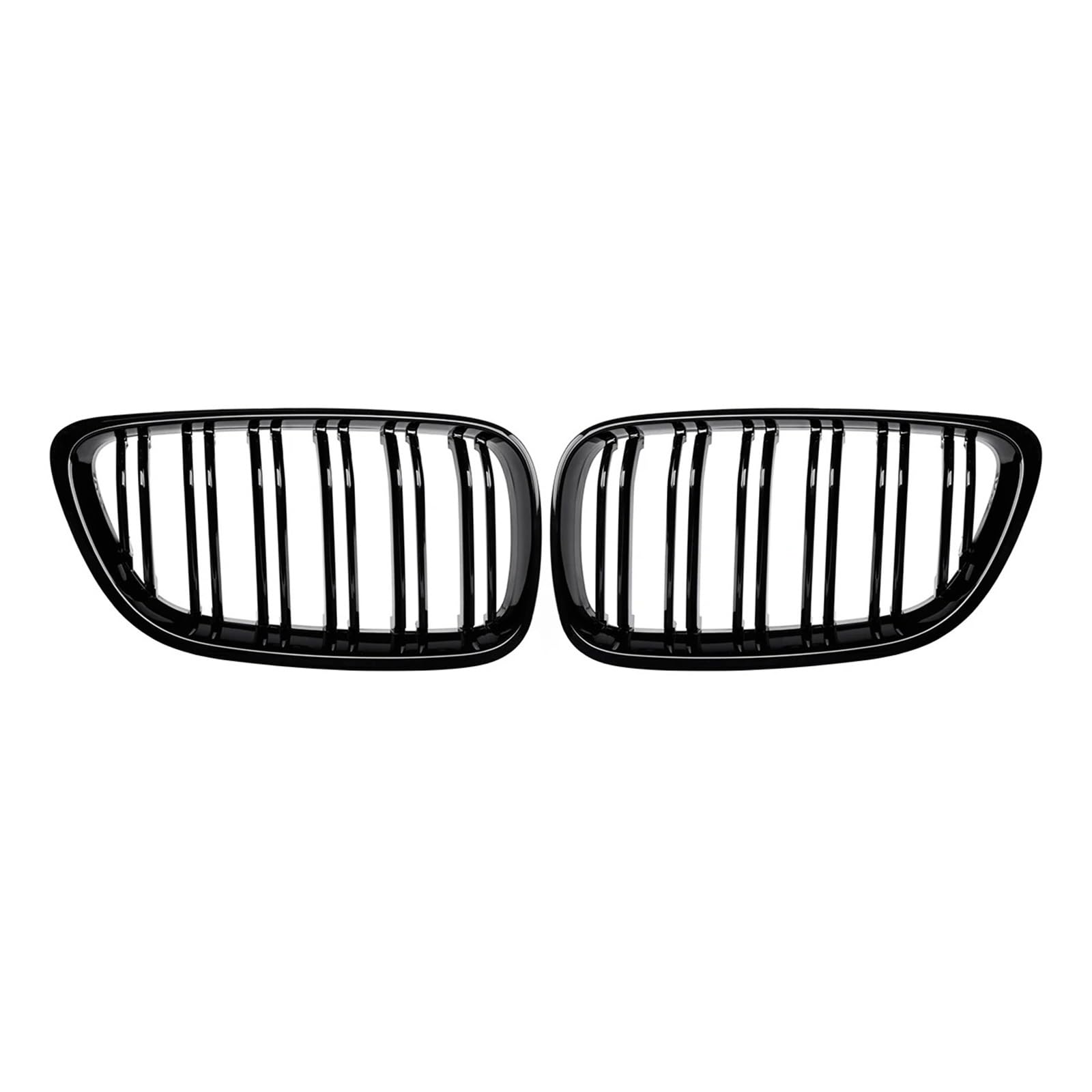 Kühlergrill Grill Für 2er-Serie Für F22 Für F23 Für F87 Für M2 Auto-Frontstoßstangengitter Nieren-Renngrill Doppellamellengrill Glänzend Schwarz 2014-2018 Grill Kühlergrill Vorne von BIISVM