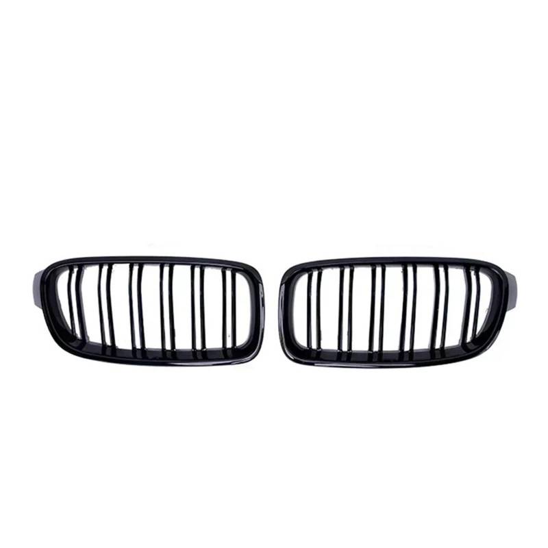 Kühlergrill Grill Für 3 Serie Für F30 Grill 2012 2013 2014 2015-2019 Zubehör Für F31 Front Grillz Schwarz Carbon Faser Nieren Grille Für 320i Für 325i 328 Grill Kühlergrill Vorne(Glossy Black) von BIISVM