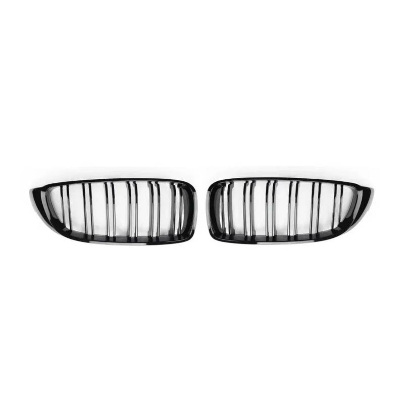 Kühlergrill Grill Für 4 Serie Für F32 Für F33 Für F36 Für M3 Für F80 Für M4 Für F82 Auto Frontschürze Grille Racing Grill Dual-Lamellen Gitter Zubehör Grill Kühlergrill Vorne von BIISVM