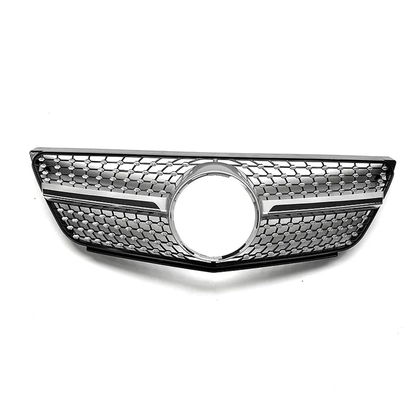 Kühlergrill Grill Für B-Klasse Für W245 Modifizierter Sternenhimmel-Kühlergrill Vorne Racing-Kühlergrill Grillmaskenabdeckung Zierleisten Fronthaubengrills Grill Kühlergrill Vorne(Silver Grille) von BIISVM