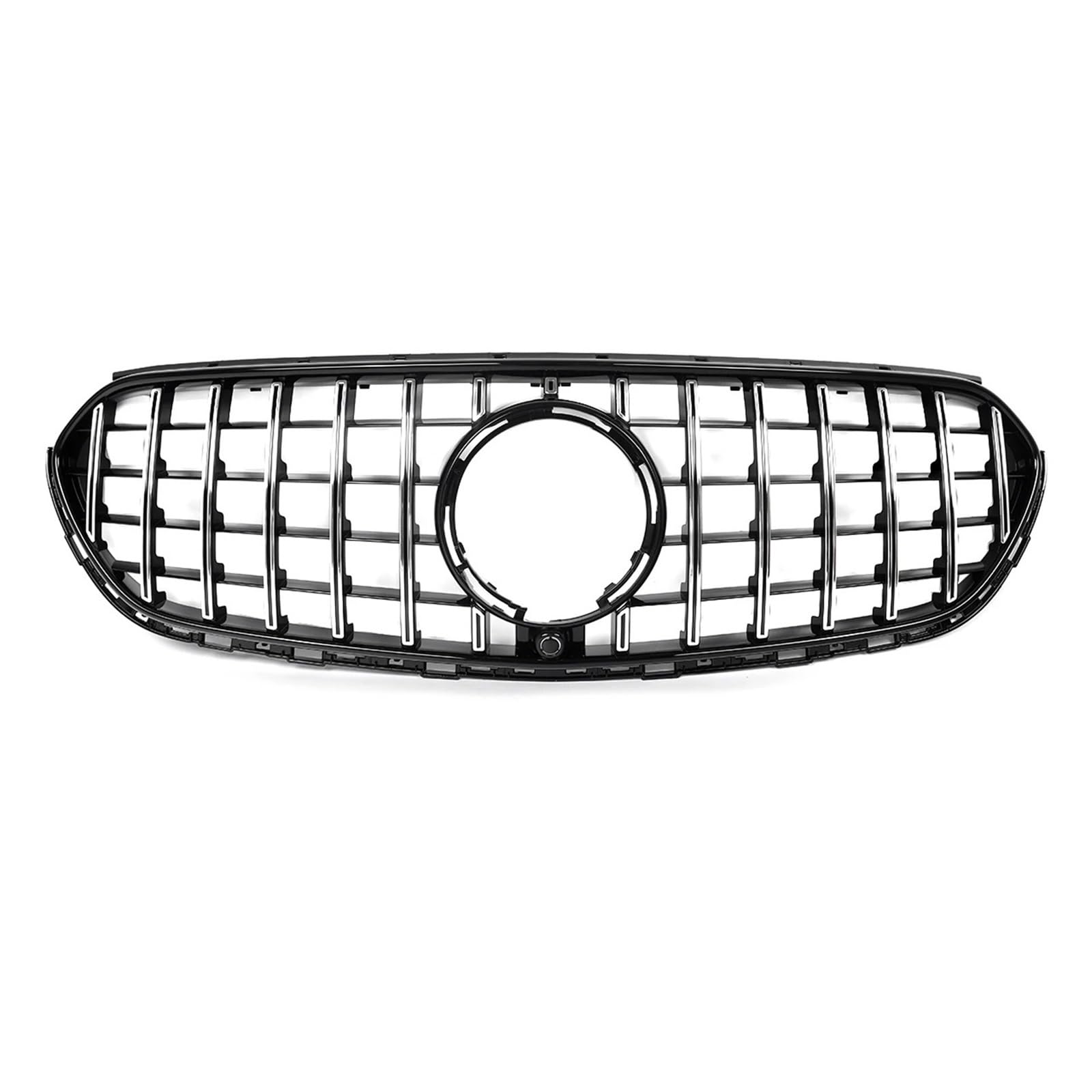 Kühlergrill Grill Für Benz Für GLC Für X254 2023 2024 Für GTR Stil Kühlergrill Grill Chrome Trim Schwarz Grille Grill Kühlergrill Vorne von BIISVM