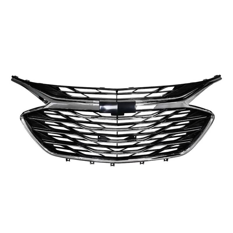 Kühlergrill Grill Für Chevrolet Für Malibu 2019 2020 2021 2022 2023 Frontschürze Oberen Unteren Grill Grille Chrom Lufteinlass Grille Auto Zubehör Grill Kühlergrill Vorne(Silvery) von BIISVM