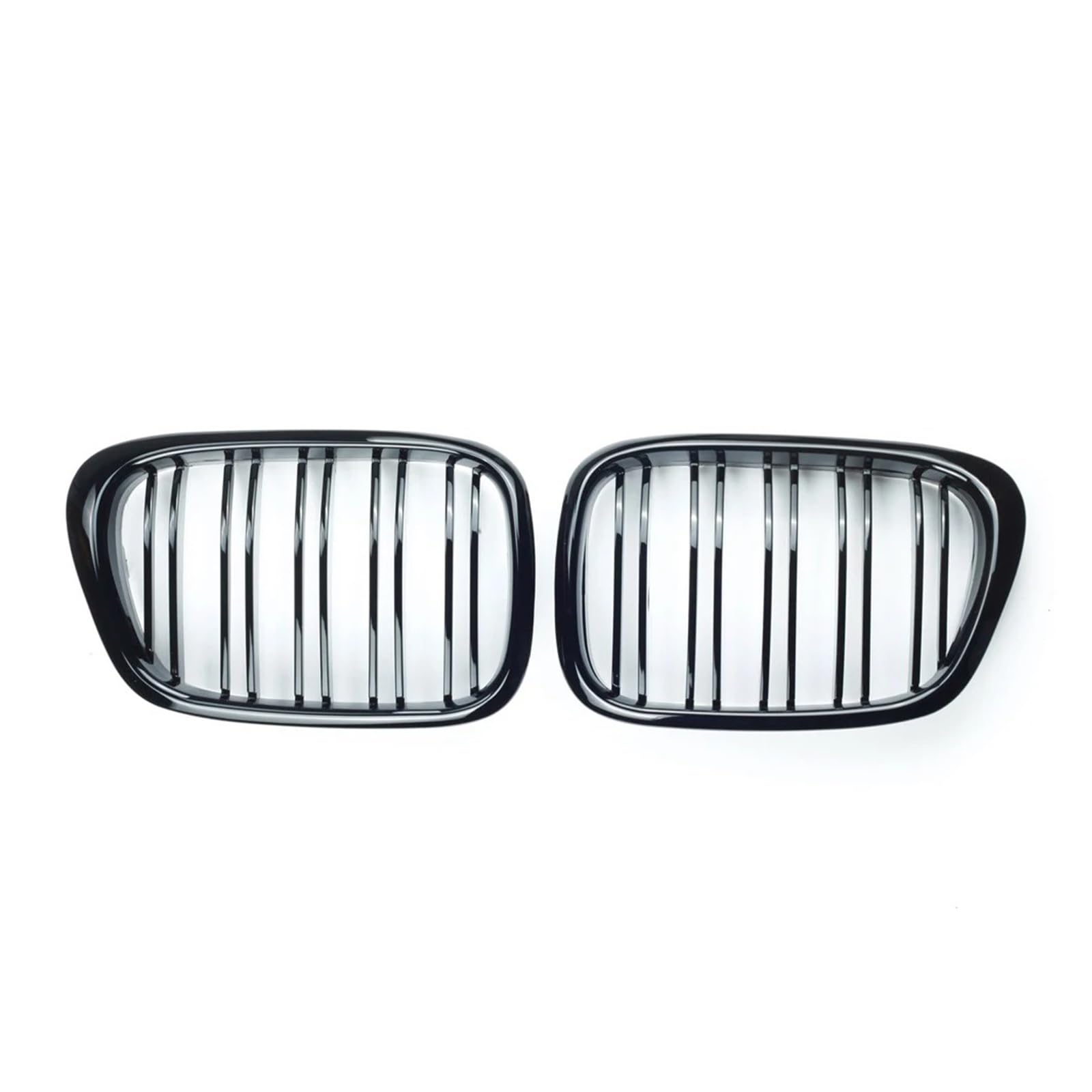 Kühlergrill Grill Für E39 Für 5 Series 525 528 Gloss Grille Auto Fronthaube Grill Nierengitter Racing Grill 1999 2000 2001 2002 2003 Zubehör Dual Line Grill Kühlergrill Vorne von BIISVM