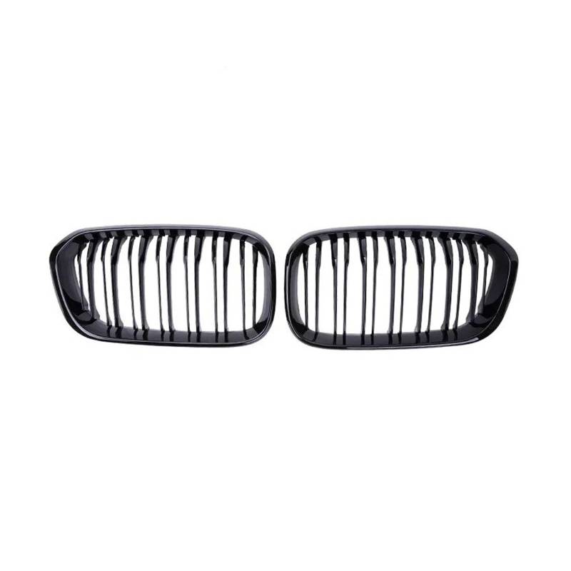 Kühlergrill Grill Für F20 Für F21 Für 118i Für 120i Für 125i Für 116i Auto Vorderen Stoßfänger Gitter Nieren Racing Grill Doppel Lamellen Ersatz Grille Grill Kühlergrill Vorne von BIISVM