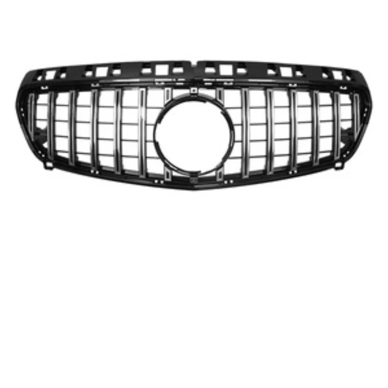 Kühlergrill Grill Für Für Benz Für A Für W176 2013-2018 Für A180 Für A200 Für A260 Für A45 Stil Frontgrill Racing Grill Mesh Tuning Zubehör Grill Kühlergrill Vorne(Silver2) von BIISVM