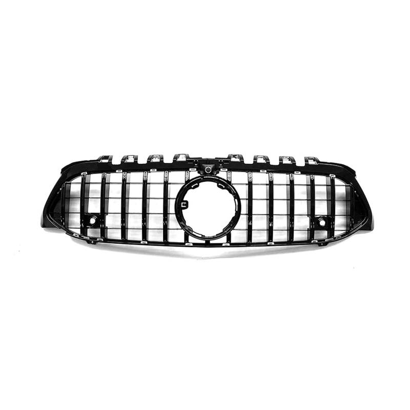 Kühlergrill Grill Für Für Benz Für A-Klasse Für W177 Für A200 Für A220 Für A250 Für A35 Schwarz Diamanten Stil Kühlergrill Schwarz Front Stoßstange Grille Grill Kühlergrill Vorne(GT-Black W360) von BIISVM