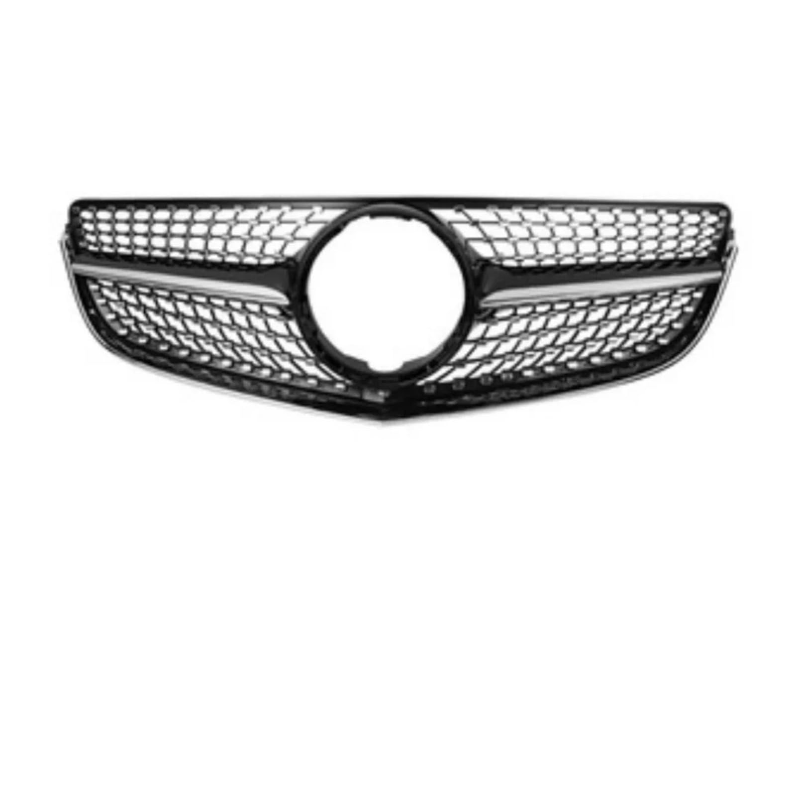 Kühlergrill Grill Für Für Benz Für E Klasse Coupe Für W207 Für C207 Für E200 Für E250 Für E300 Für E400 Für E500 Frontschürze Racing Grill Billet Gril Grill Kühlergrill Vorne(Black1) von BIISVM