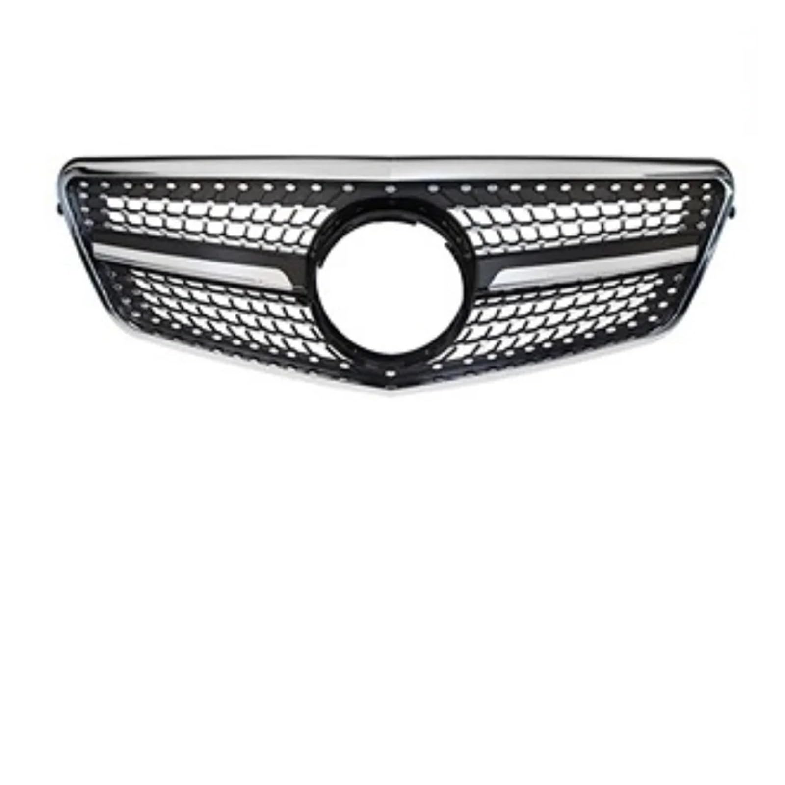 Kühlergrill Grill Für Für Benz Für E-Klasse Für W212 Für E200 Für E250 Für E300 Für E350 Für E400 Für E550 Frontschürze Grille Racing Hood Grill Abdeckung Grill Kühlergrill Vorne(Diamond Sltyle) von BIISVM