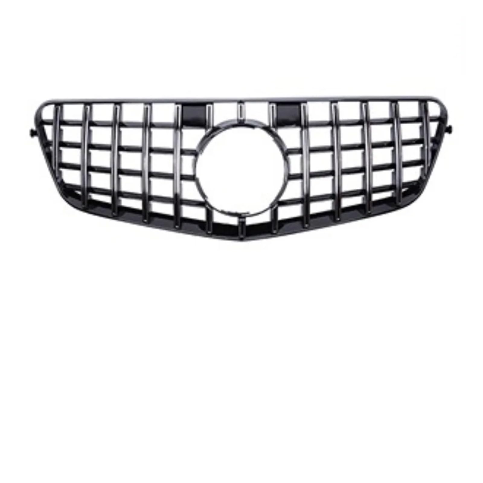 Kühlergrill Grill Für Für Benz Für E-Klasse Für W212 Für E200 Für E250 Für E300 Für E350 Für E400 Für E550 Frontschürze Grille Racing Hood Grill Abdeckung Grill Kühlergrill Vorne(Silber) von BIISVM