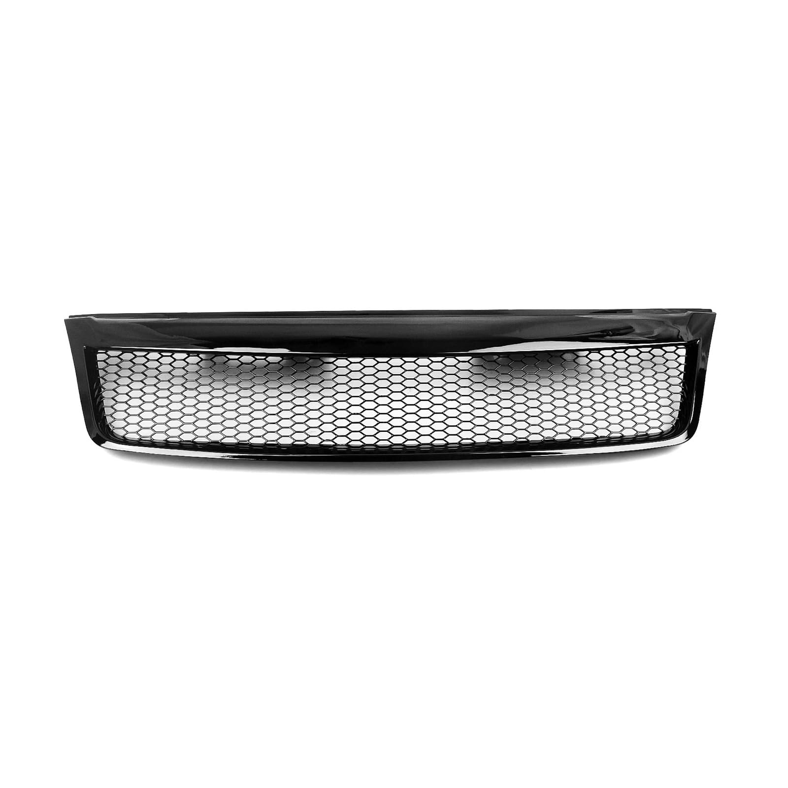 Kühlergrill Grill Für Subaru Für Forester 2009 2010 2011 2012 2013 Kühlergrill Racing Grill Matt Glanz Schwarz Carbon Fiber Oberen Stoßstange Haube Mesh Gitter Grill Kühlergrill Vorne(Glossy Black) von BIISVM