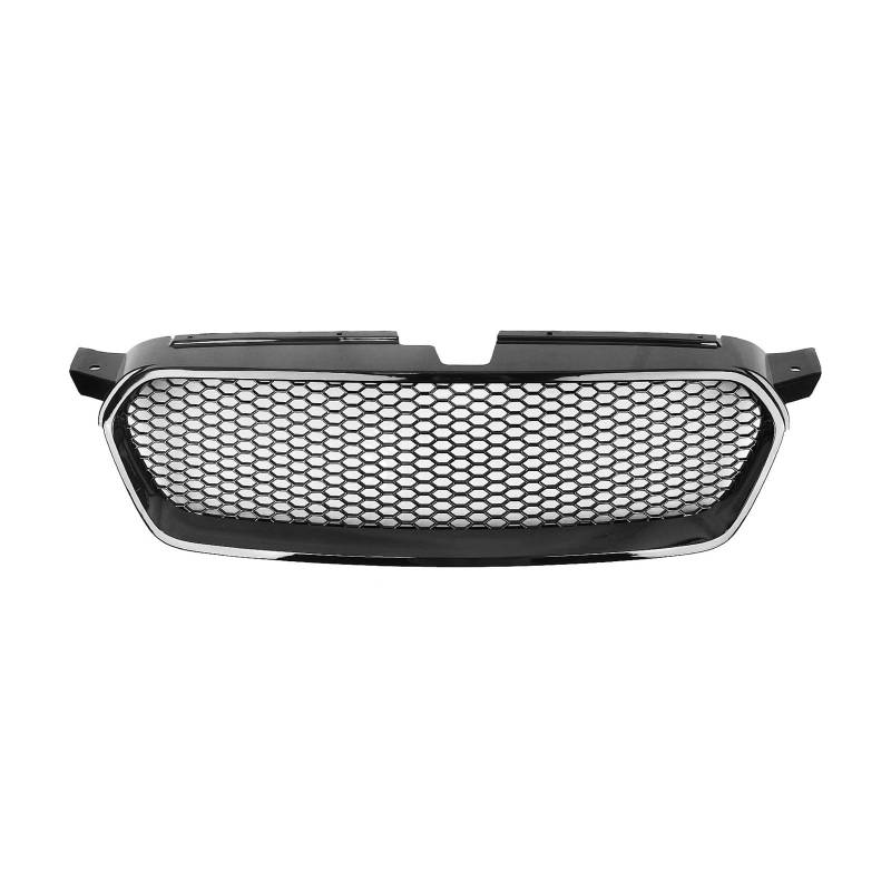 Kühlergrill Grill Für Subaru Für Legacy 2008 2009 Kühlergrill Racing Grill Carbon Look Glanz Matt Schwarz Oberen Stoßfänger Haube Mesh Grid Grill Kühlergrill Vorne(Glossy Black) von BIISVM