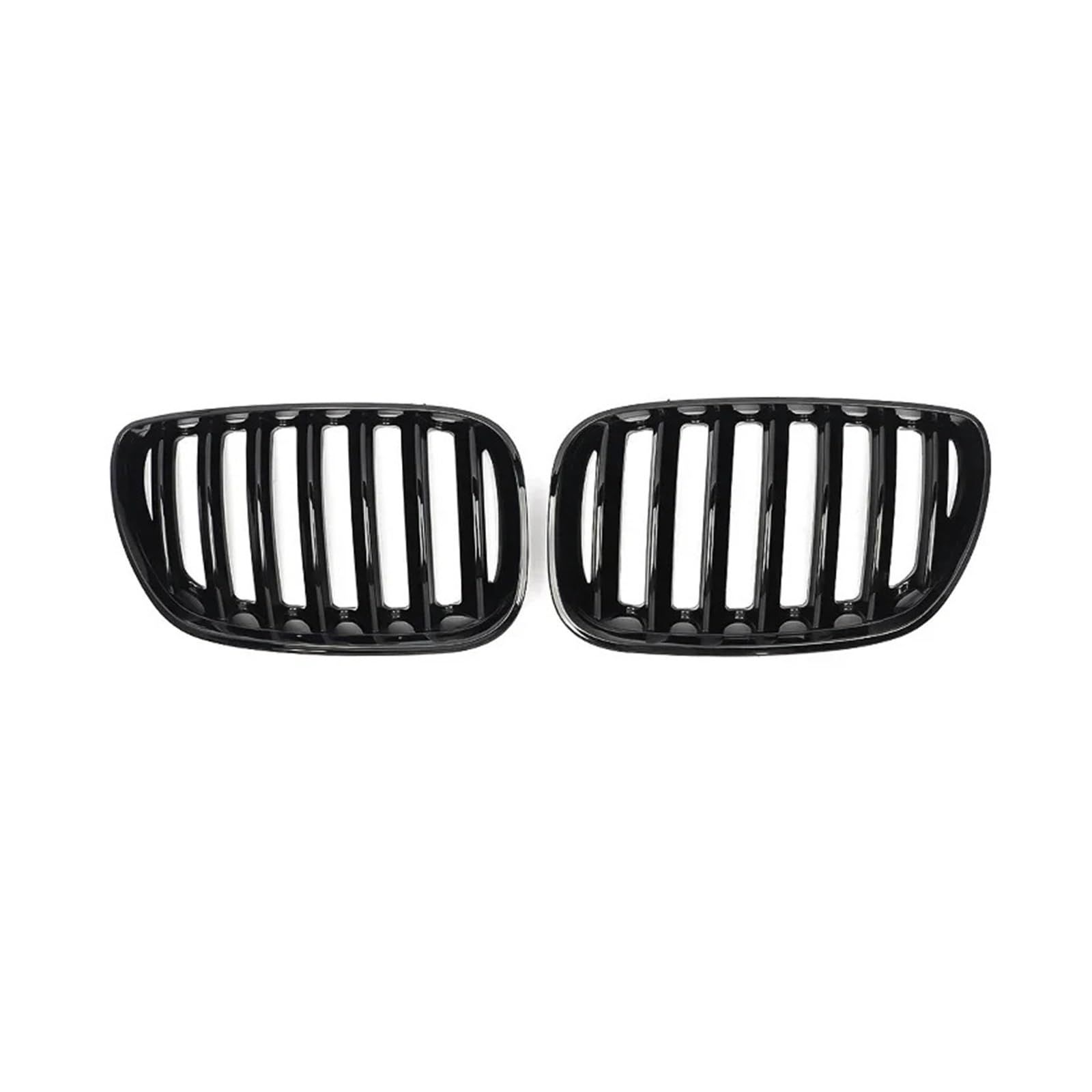 BIISVM Kühlergrill Grill Glänzend Schwarz Vorne Links Rechts Nierengitter Für X5 Für E53 2004 2005 2006 Facelift 51137113733 Autozubehör Grill Kühlergrill Vorne von BIISVM