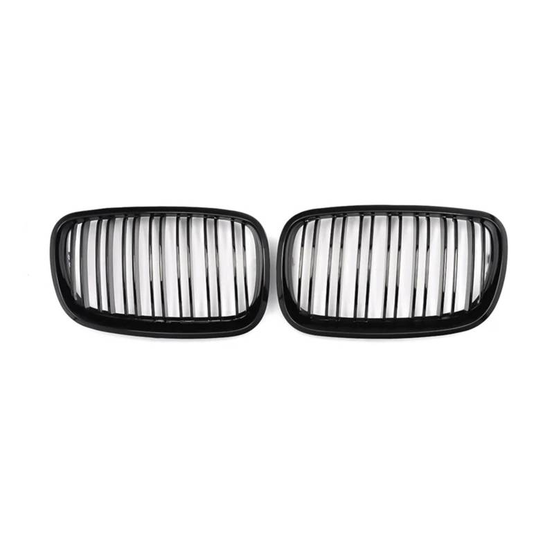 Kühlergrill Grill Glänzend Schwarzer Doppellamellen-Fronthaubengrill Passend Für X5 Für E70 Für X6 Für E71 Kindny Grills 2007 2008 2009-2013 Autoteil Autozubehör Grill Kühlergrill Vorne von BIISVM