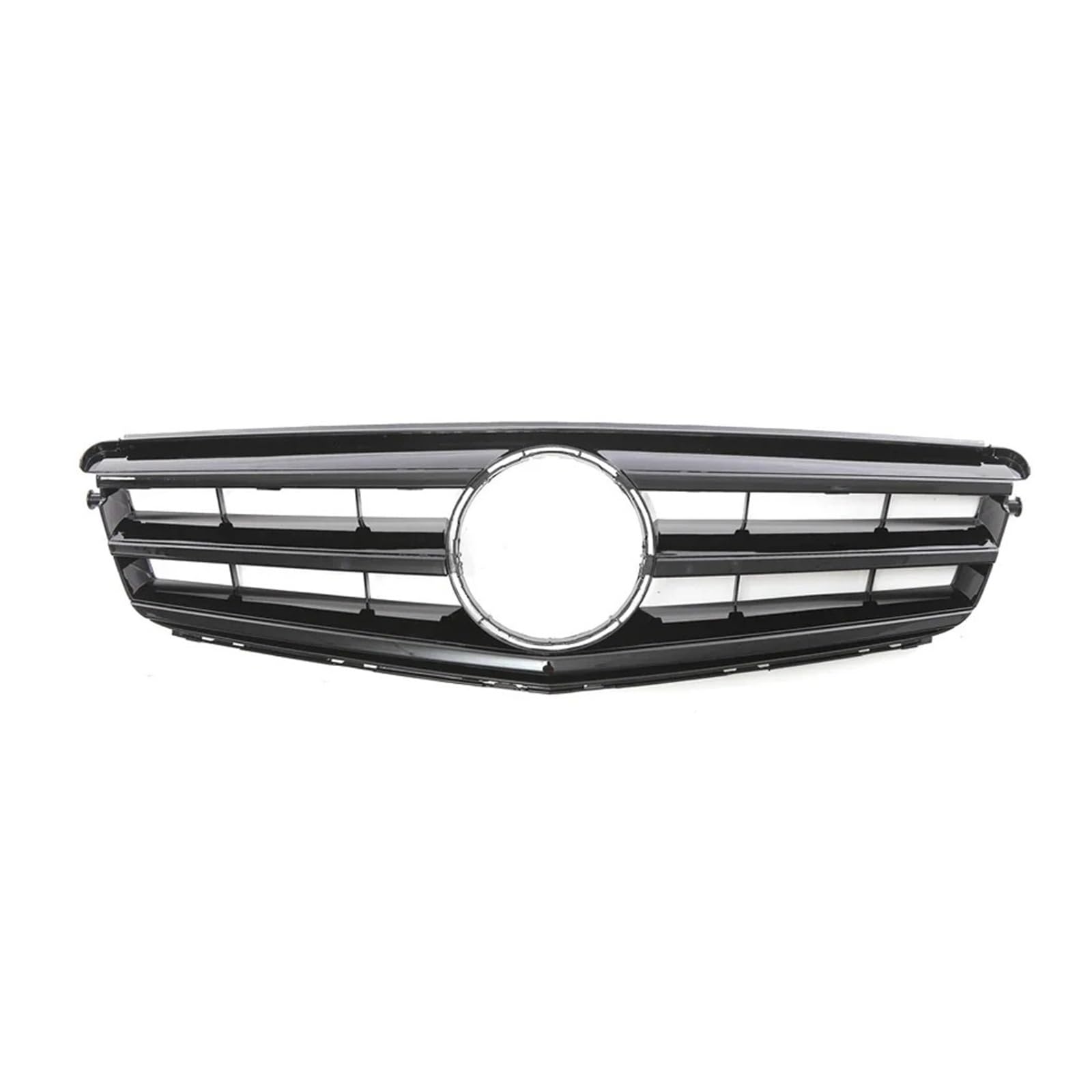 Kühlergrill Grill Glänzend Schwarzer GTR-Stil Frontstoßstangengrill Für Für Benz Für C-Klasse Für W204 2008 2009 2010–2014 Für C180 Für C200 Für C350 Grill Kühlergrill Vorne(Sport-Glossy Black) von BIISVM