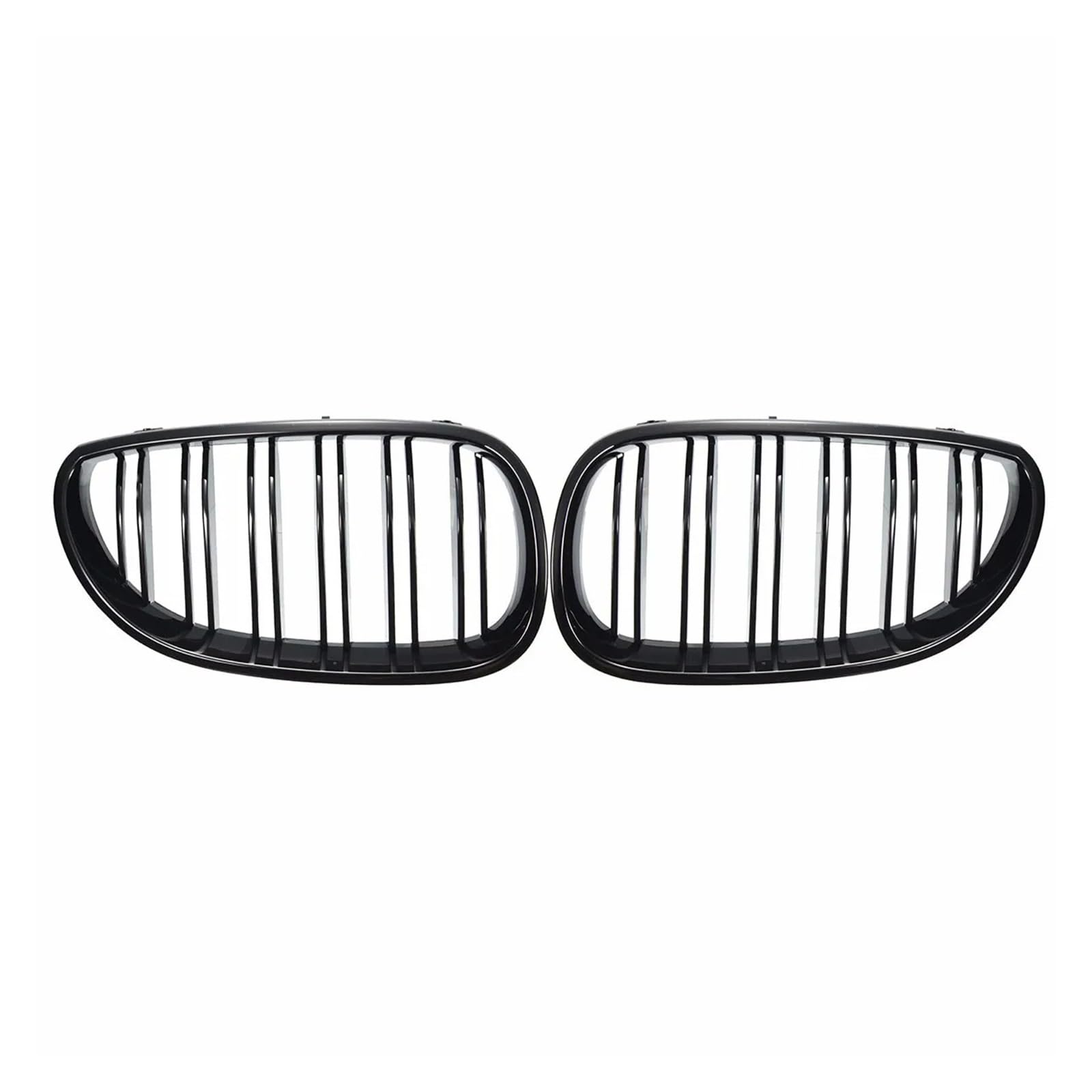 Kühlergrill Grill Glänzend Schwarzer Racing-Frontgrill Für 5er-Serie Für E60 Für E61 Für M5 Für 520I Für 535I Für 550I 2003–2010 Limousinen-Auto-Frontnierengrill Grill Kühlergrill Vorne von BIISVM