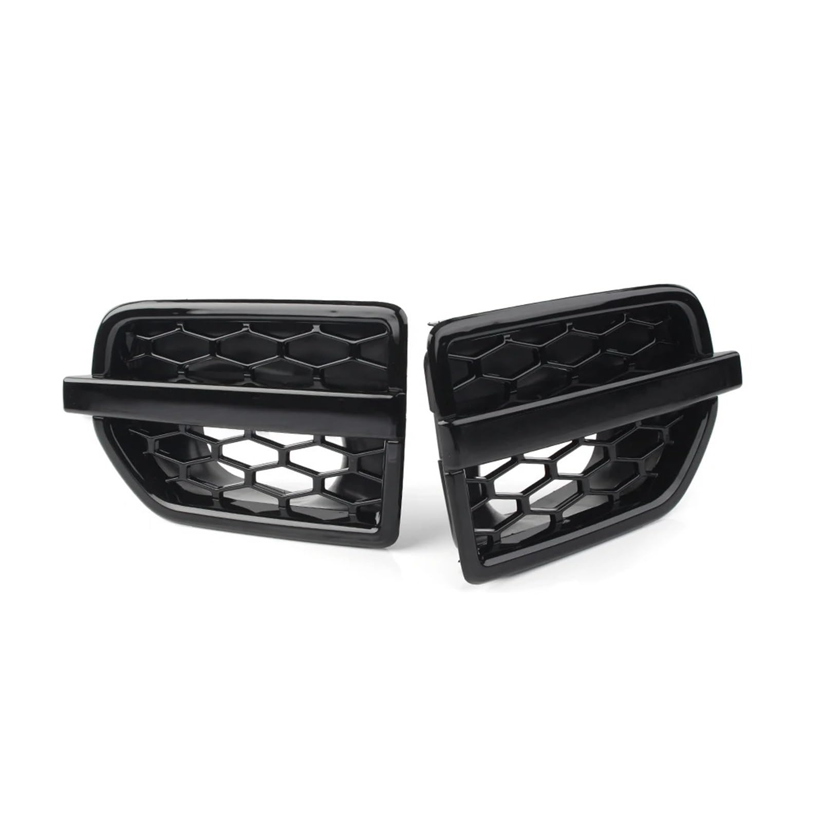 Kühlergrill Grill Glanz Schwarz ABS Auto Air Intake Fender Vents Side Grille Für Land Für Rover Für Discovery 4 Für LR4 2010 2011 2012 2013 2014 2015 2016 Grill Kühlergrill Vorne von BIISVM