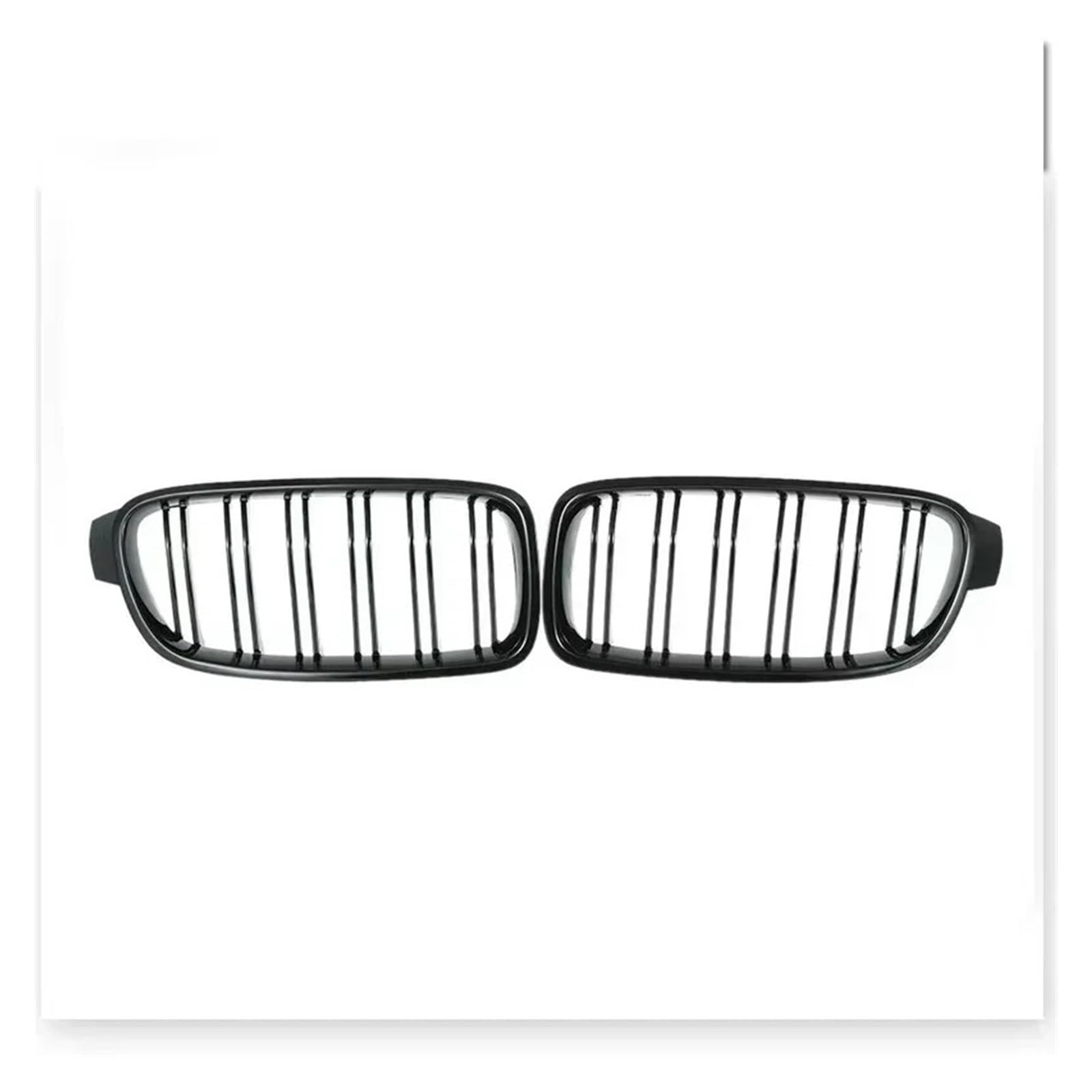 Kühlergrill Grill Glanz Schwarz Auto Vorne Sport Grill Nieren Gitter Grill Für 3-Serie Für F30 Für F31 Für F35 Für 320i Für 320d Für 325i 2013 2014 2015 2016-2019 Grill Kühlergrill Vorne(Gloss black 2 von BIISVM