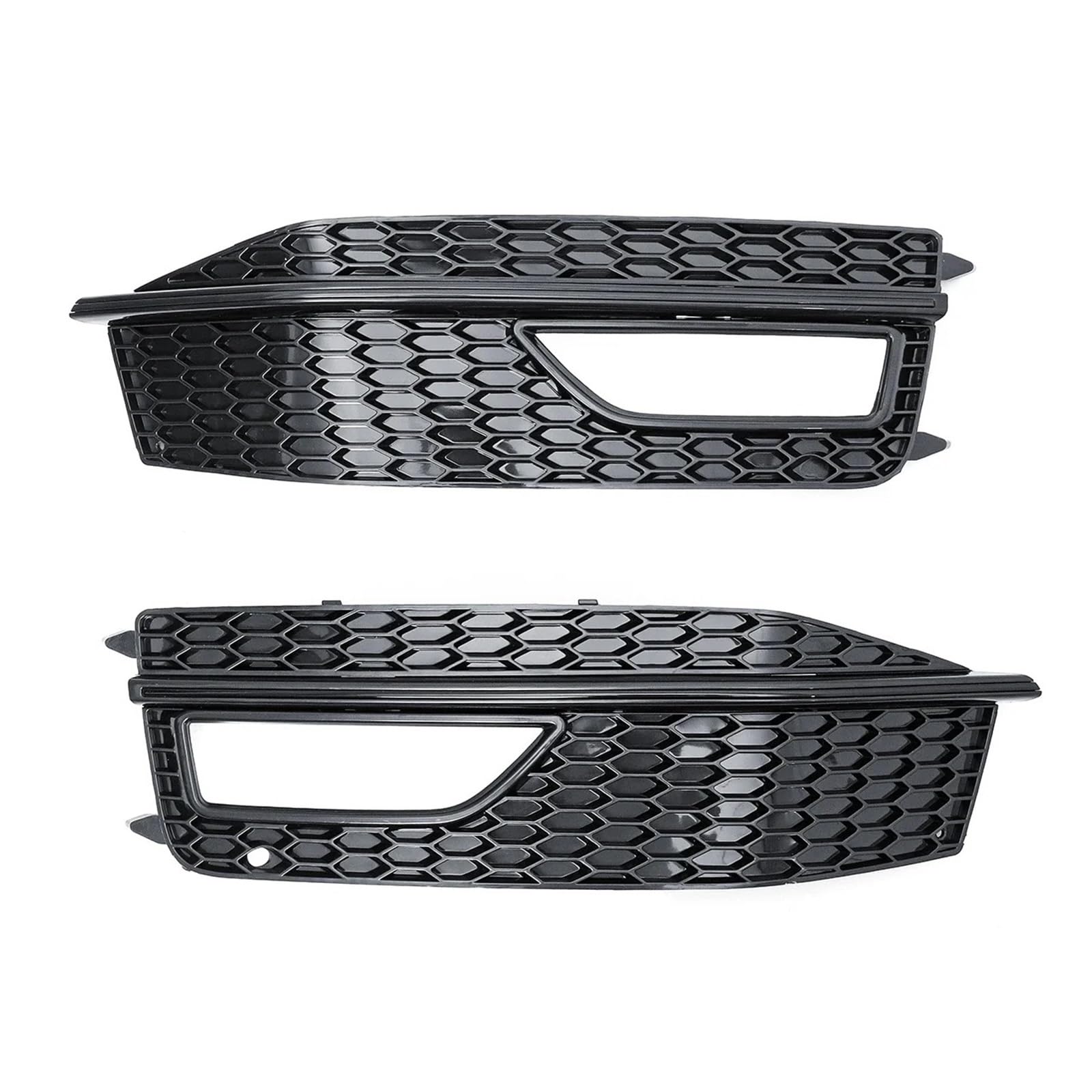 Kühlergrill Grill Glanz Schwarz Front Stoßstange Unteren Nebel Licht Grill Gitter Für A4 Für B8 Für S-Line S4 2012 2013 2014 2015 8K0807681P 8K0807682P Grill Kühlergrill Vorne(Pair B) von BIISVM