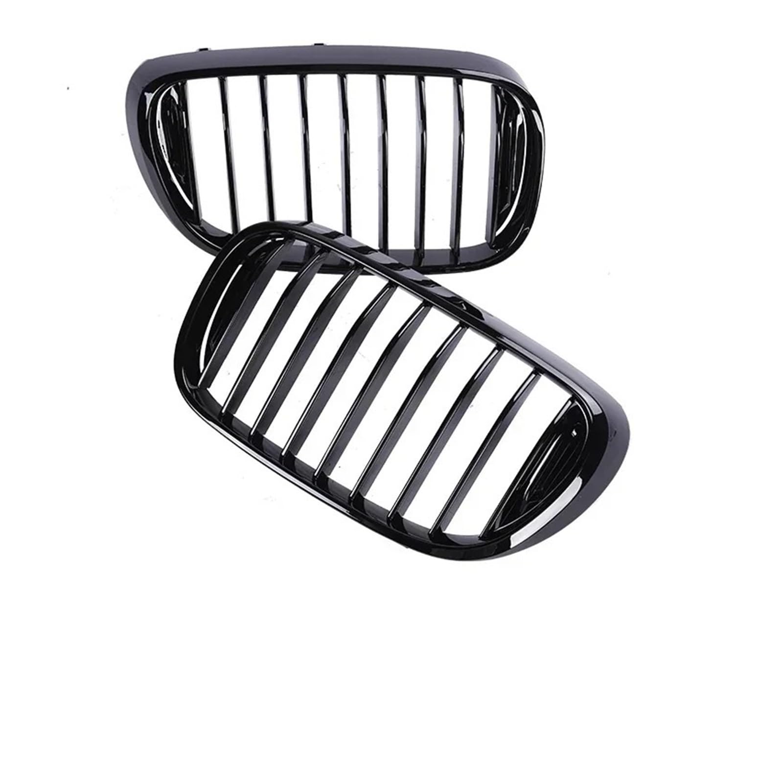 Kühlergrill Grill Grill Für 7er-Serie Für G11 Für G12 2015 2016 2017 2018 2019 Frontstoßstange Nieren-Einzel-Doppel-Lamellen Glänzend Schwarz Refting Racing Grills Grill Kühlergrill Vorne(Single gloss von BIISVM