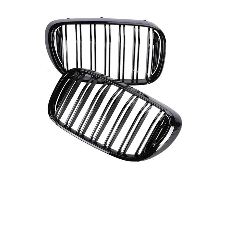 Kühlergrill Grill Grill Für 7er-Serie Für G11 Für G12 2015 2016 2017 2018 2019 Frontstoßstange Nieren-Einzel-Doppel-Lamellen Glänzend Schwarz Refting Racing Grills Grill Kühlergrill Vorne(Dual gloss b von BIISVM