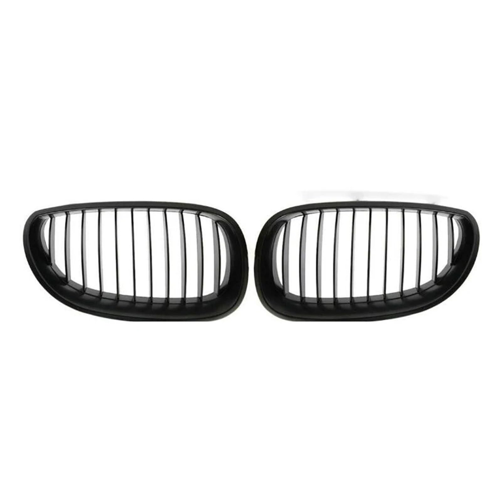 Kühlergrill Grill Grill Vorne Niere Sport Gitter Haube Grill Für E60 Für E61 Für 5 Serie Für M5 2003 2004 2005 2006 2007 2008 2009 Grill Kühlergrill Vorne(Matt-schwarz) von BIISVM