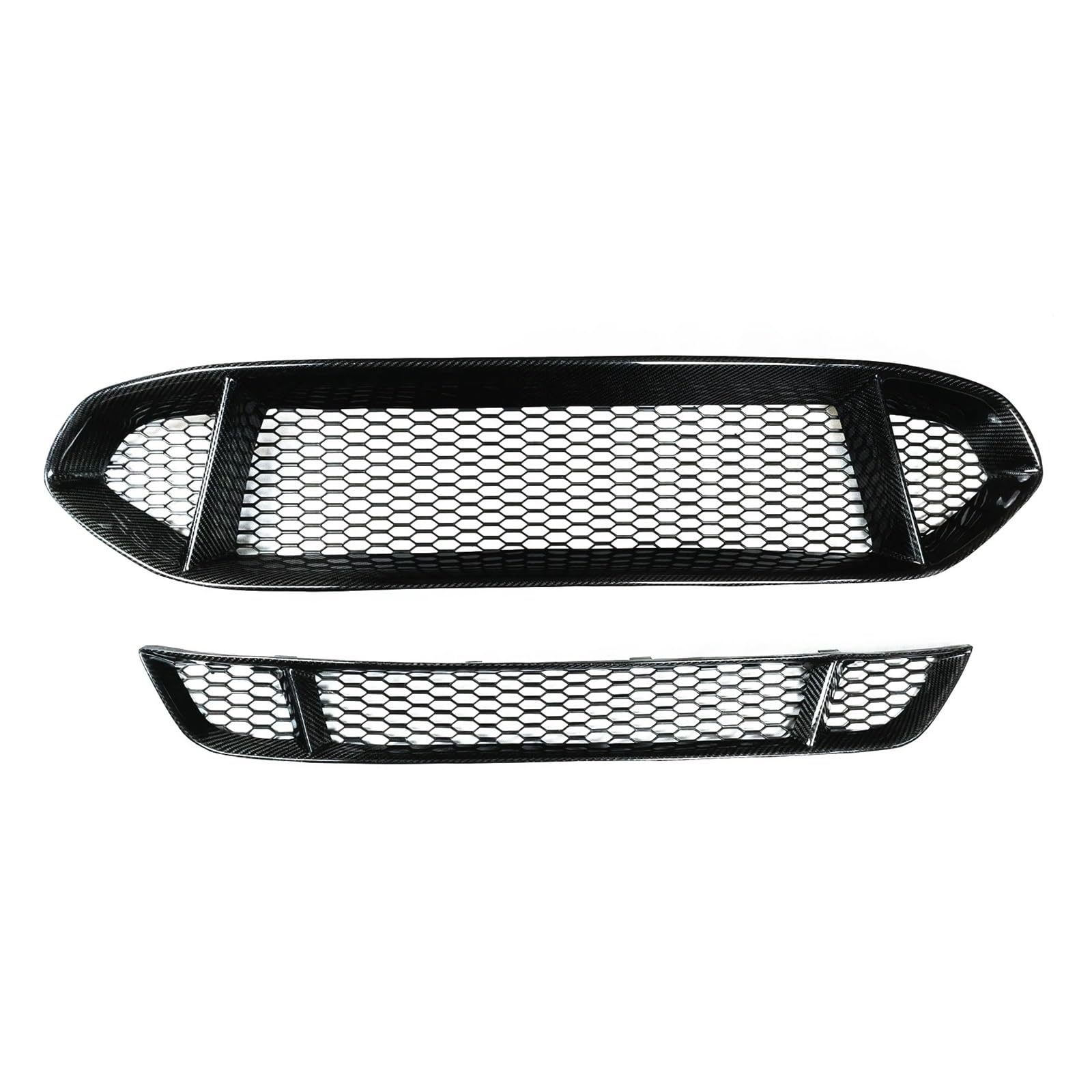 Kühlergrill Grill Kühlergrill Grill Für Ford Für Mondeo Für Fusion 2013 2014 2015 2016 Carbon Faser Auto Oberen Unteren Stoßfänger Haube Kühler Mesh Grid Kit Grill Kühlergrill Vorne von BIISVM